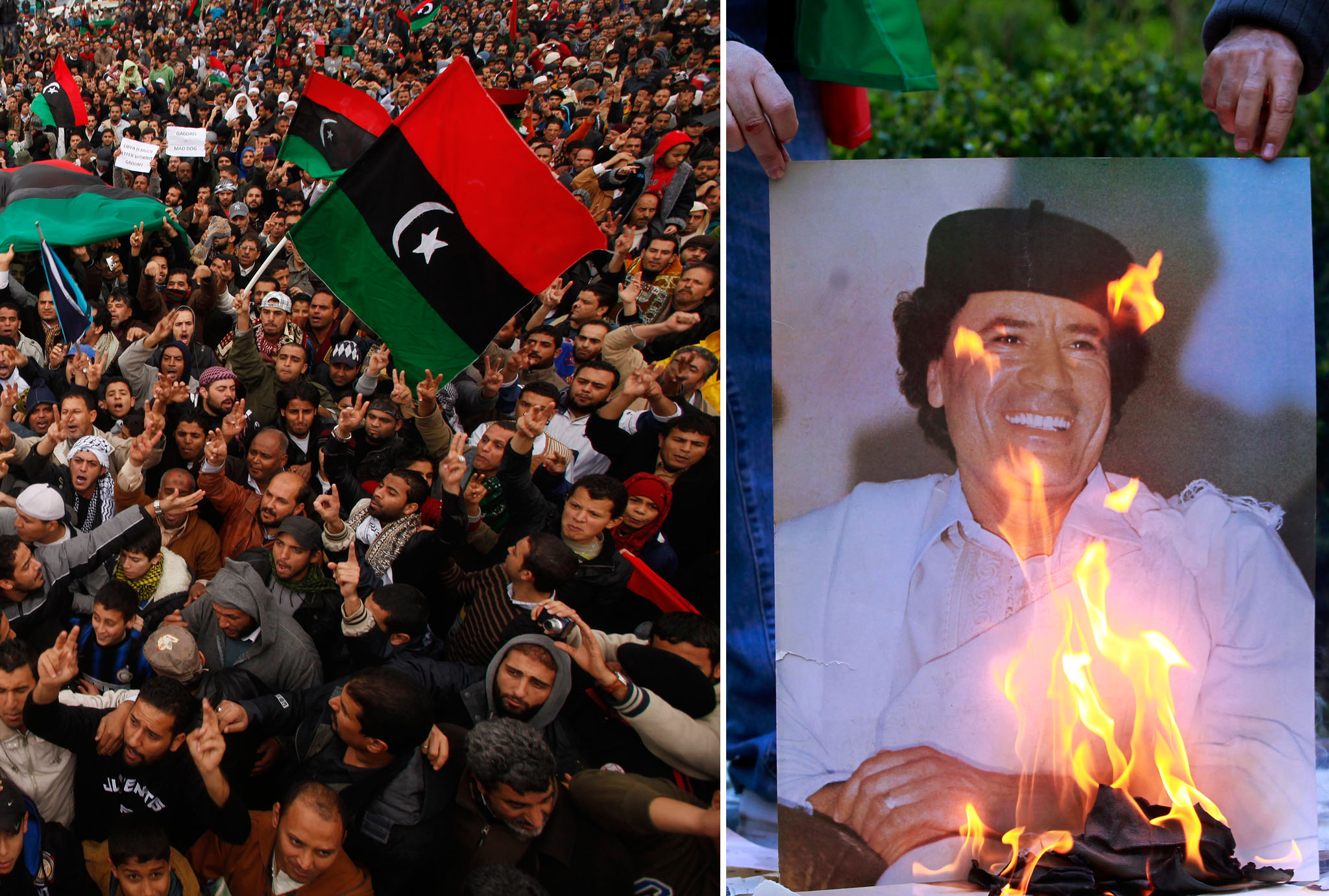 In a surprise twist of fate, the winds of change swept through Libya during the Arab Spring movement in March 2011, and popular protests fueled by anger over Gaddafi's four-decade rule eventually overturned his government, forcing him to flee Tripoli. 