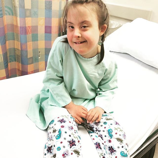 This little nugget is having some work done today to fix her obstructive sleep apnea. The hospital is 2 hours from us. Only one parent is allowed to be with her (thanks Covid). Matt is the parent she prefers so he&rsquo;s there with her. I&rsquo;m ju