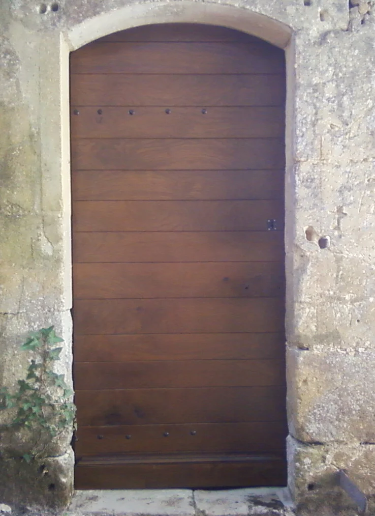 Porte d'église en frêne (ash chapel door)