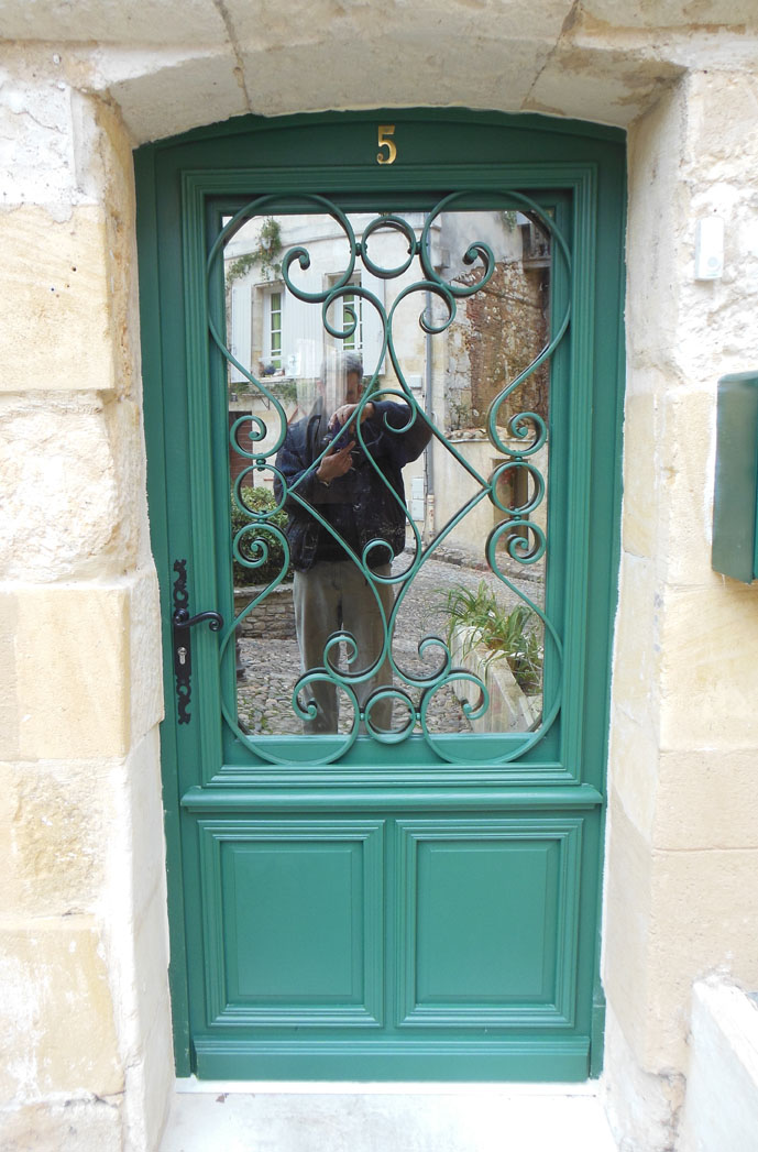 Porte d'entrée en chêne (Oak front door)