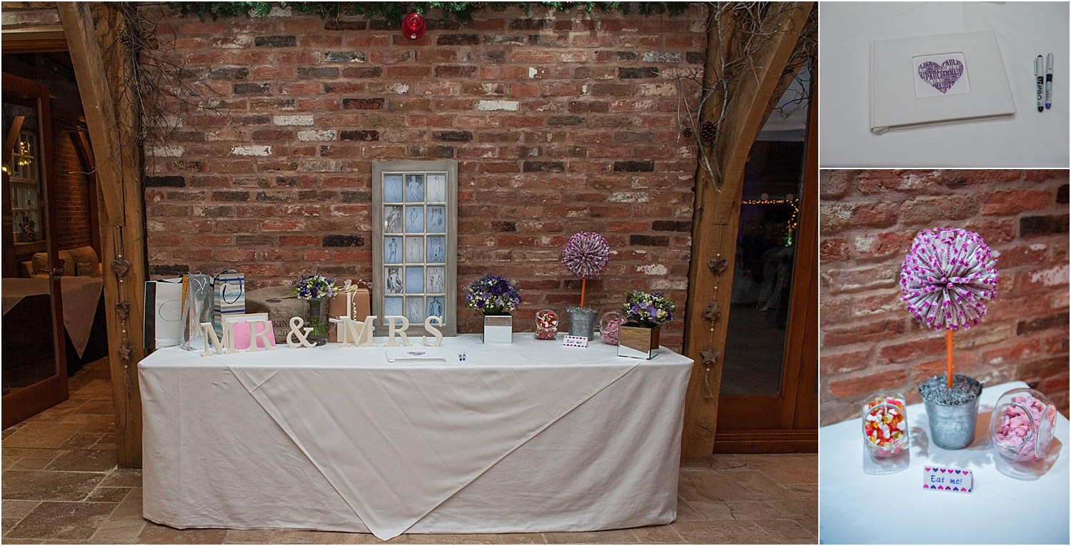 sweet table at Swancar Farm