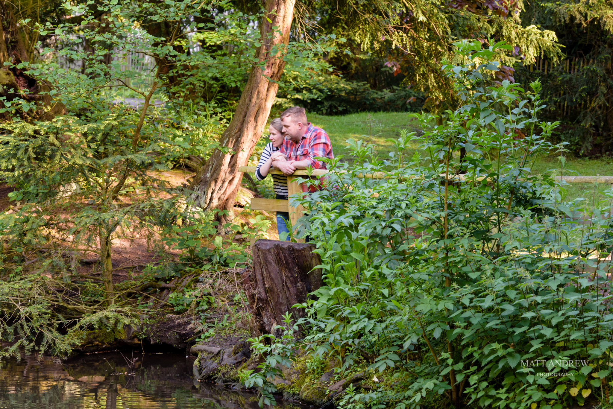 Elvaston Castle country park engagement shoot