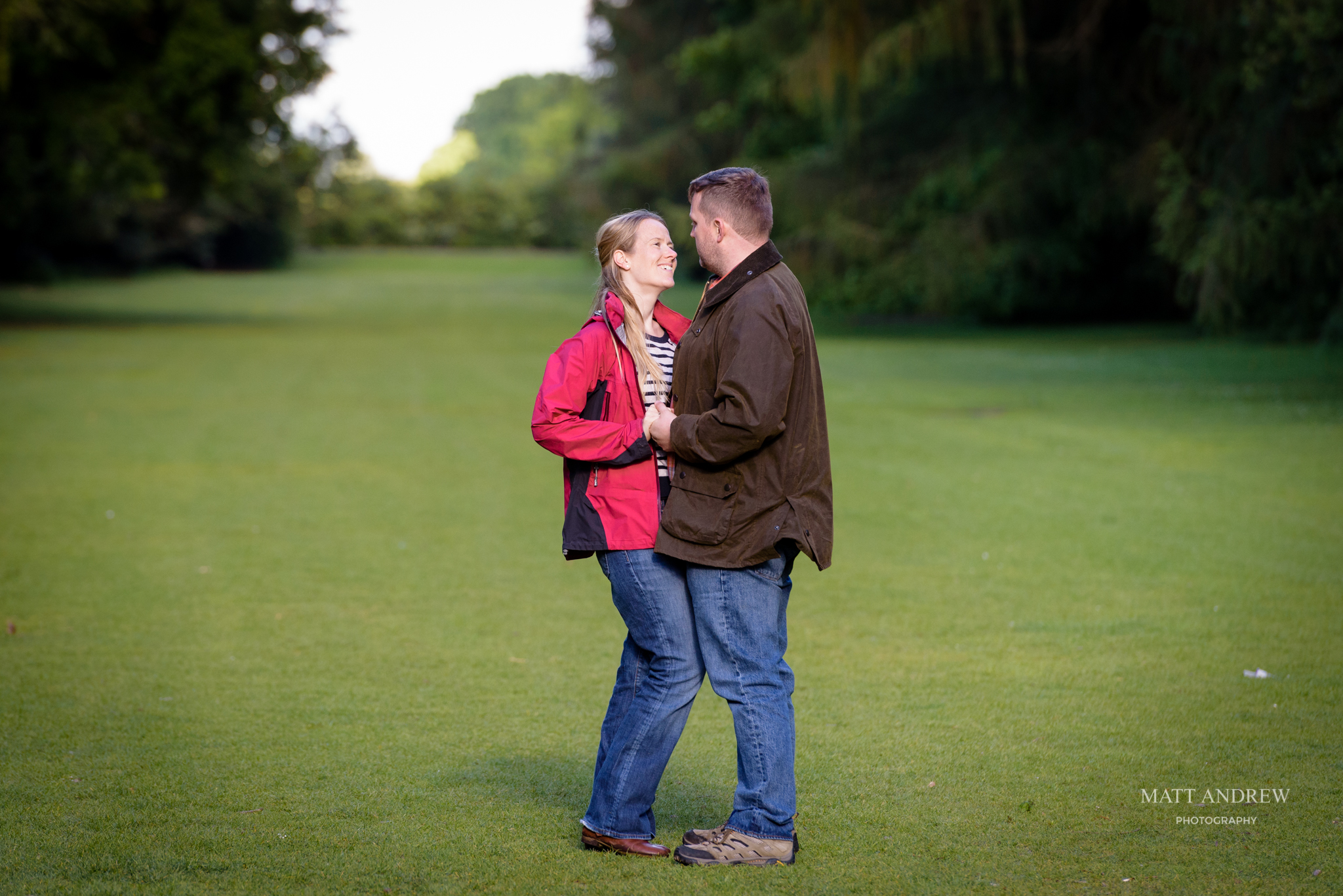 Elvaston Castle country park engagement shoot