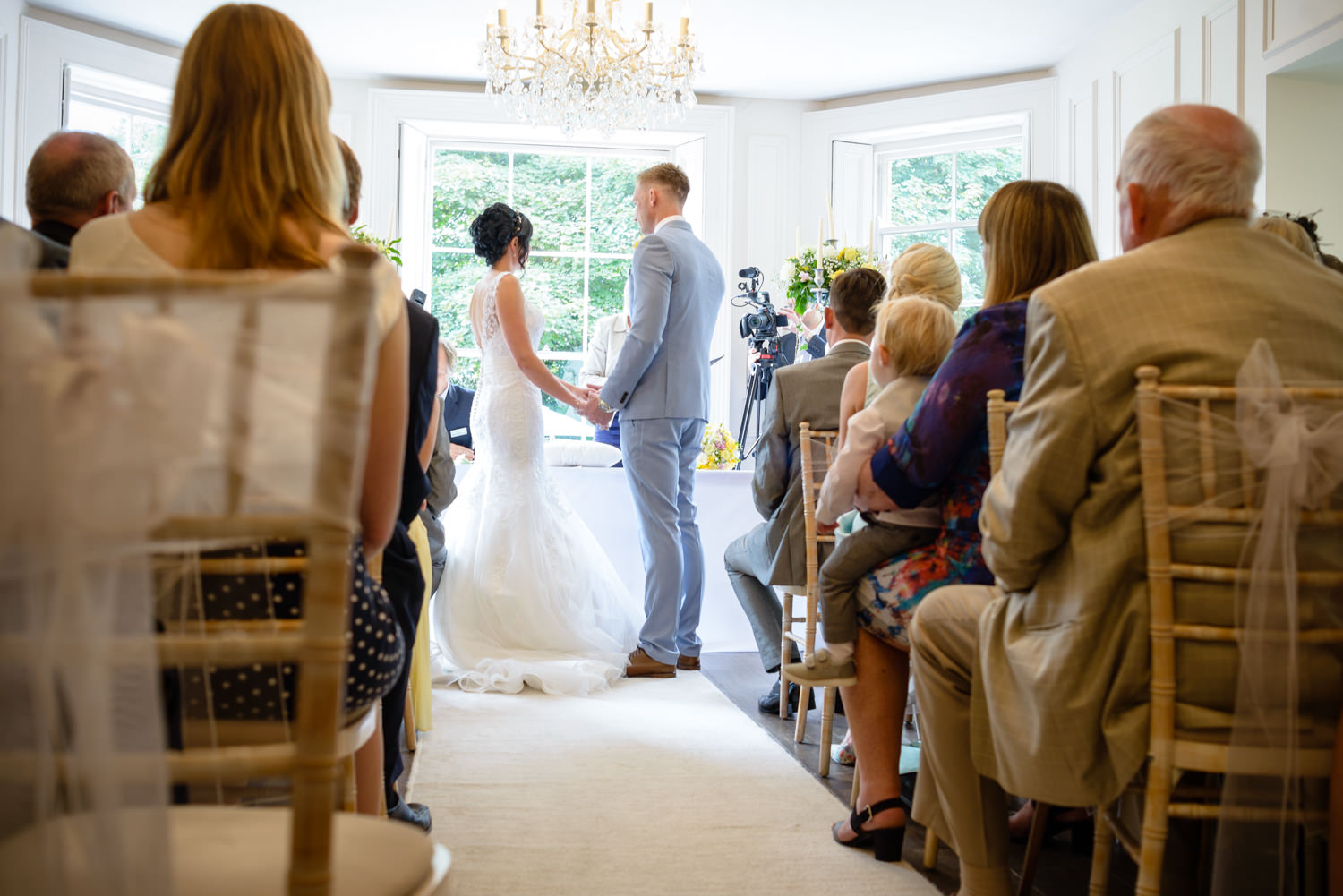 The Old Wedding ceremony at the Old Vicarage Boutique Hotel Wedding 