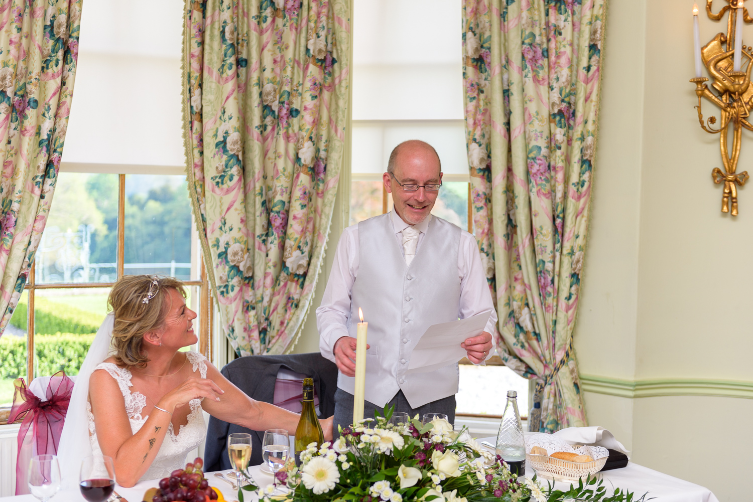 grooms speech at hassop hall