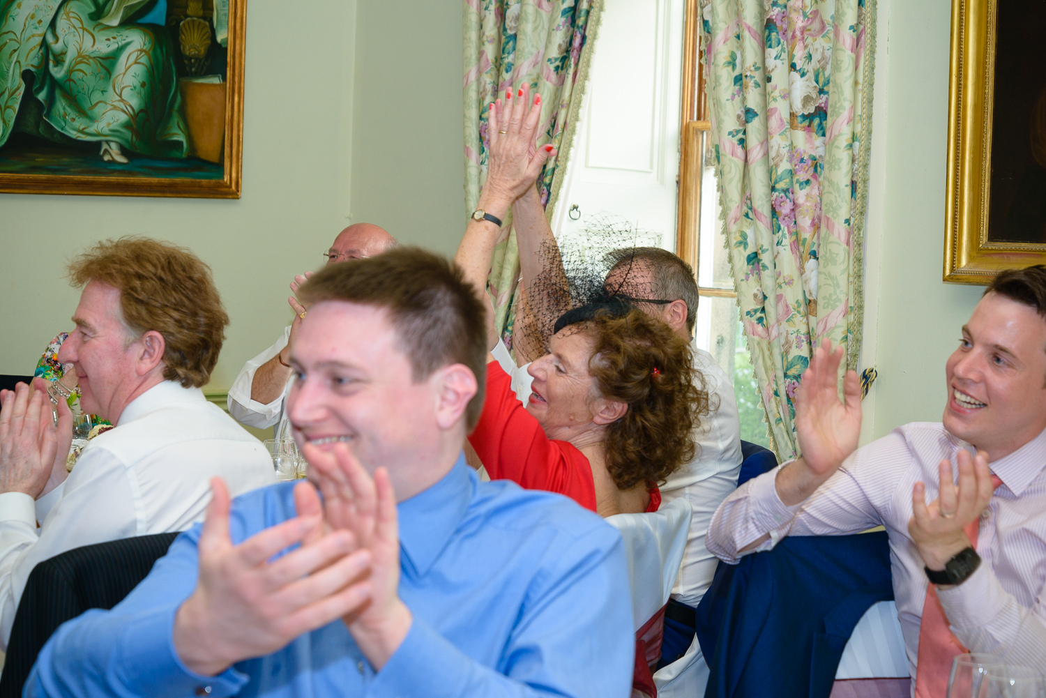 wedding speeches at hassop hall wedding