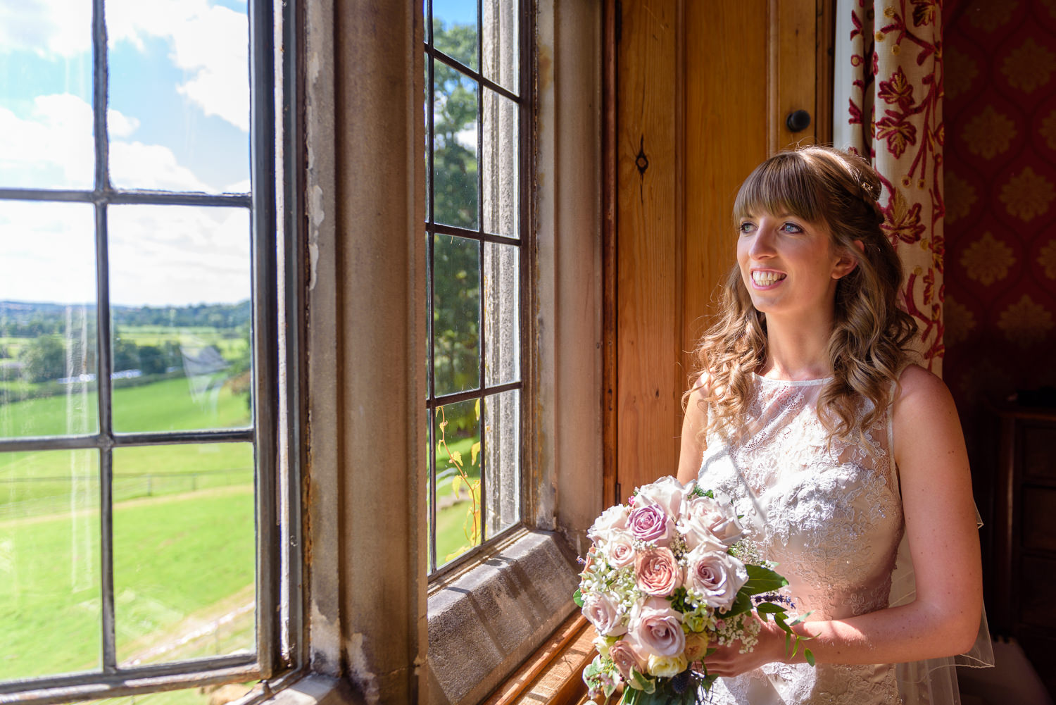 Window light portrait at Callow Hall