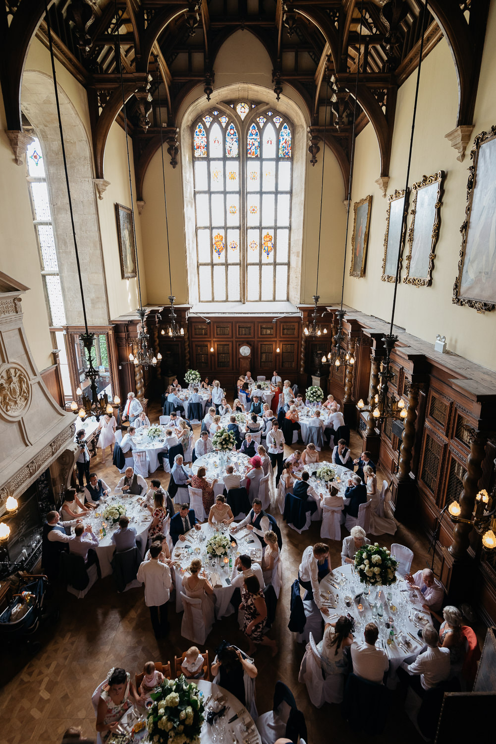 The great hall at burghley house