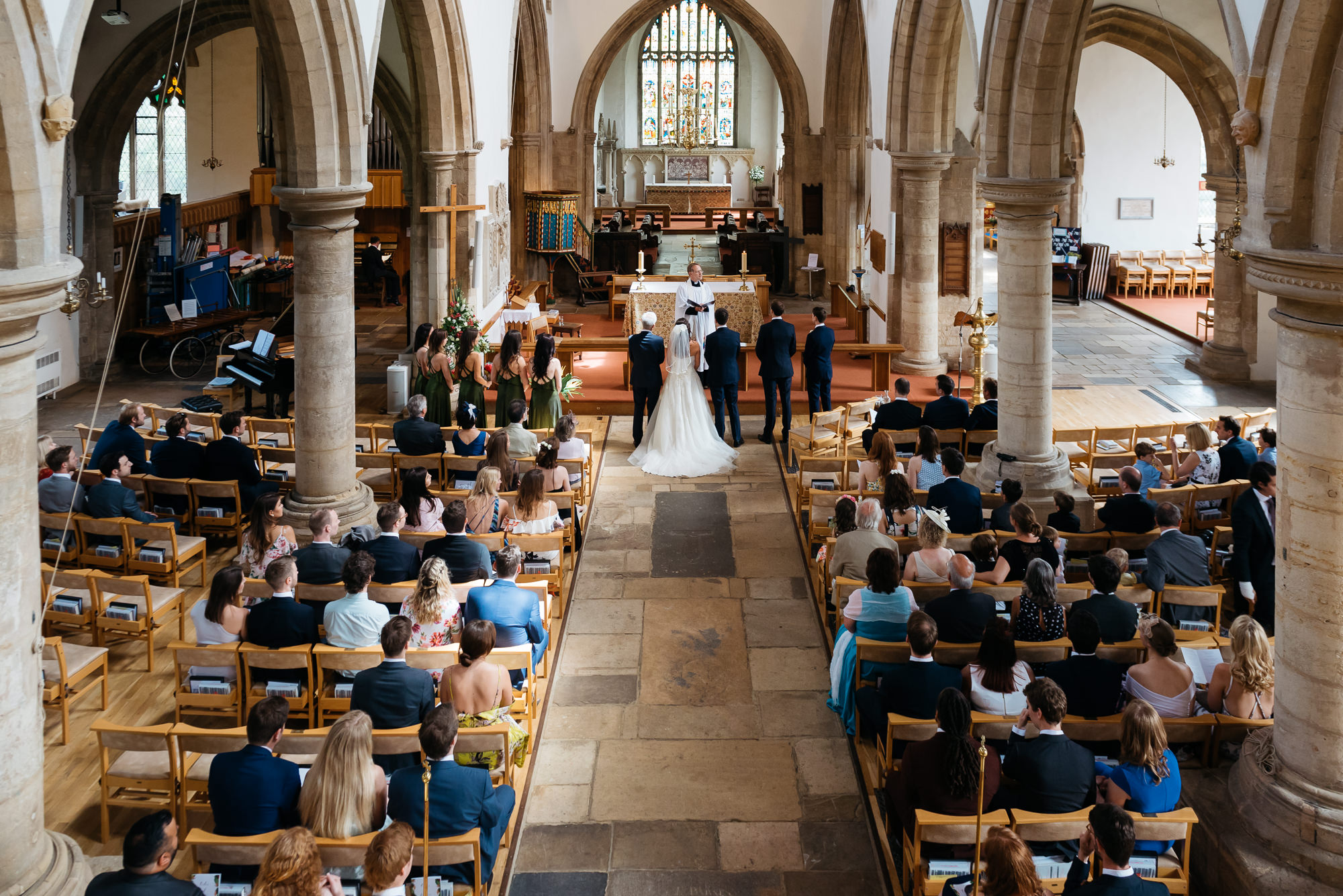 Wedding ceremony in Oundle