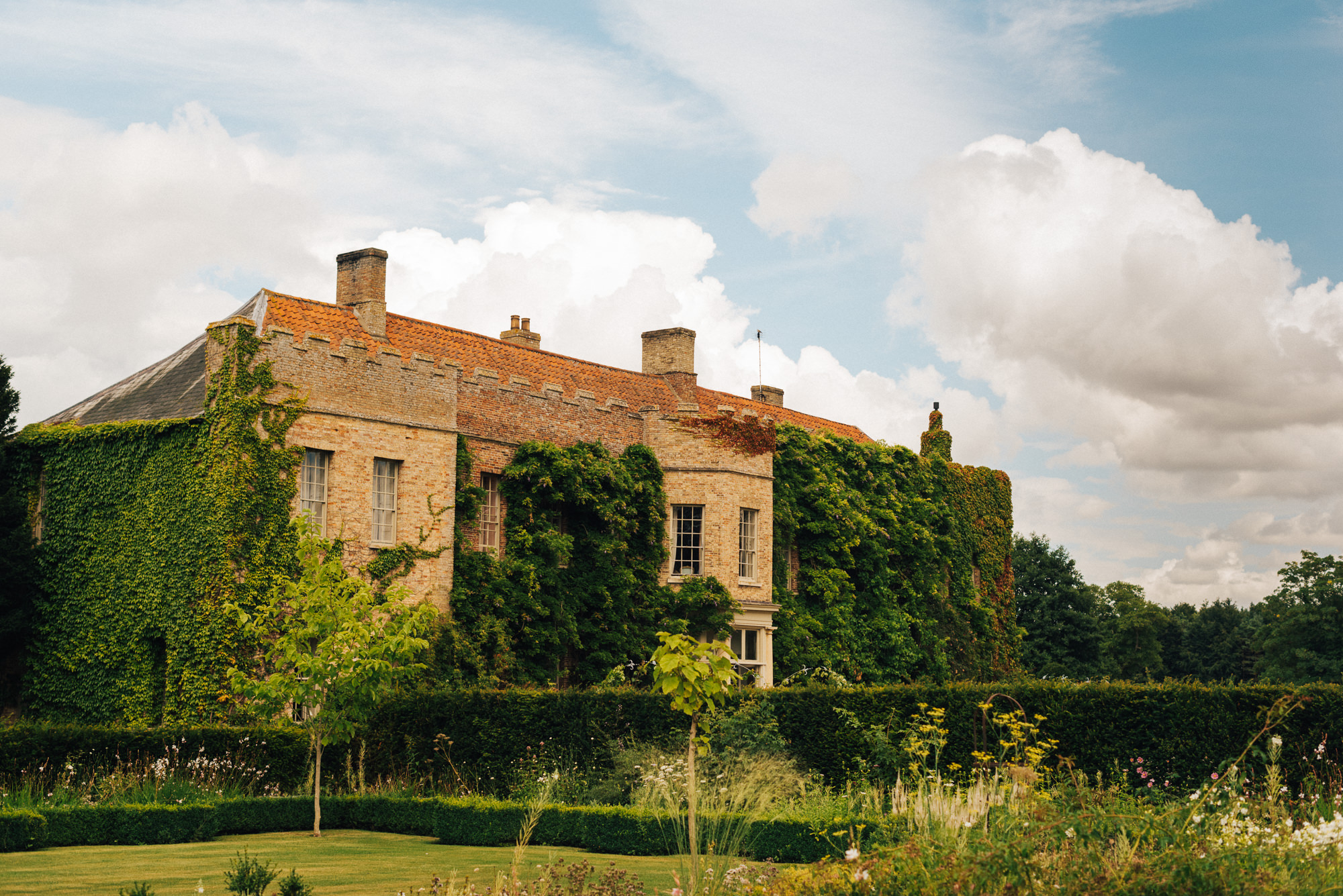 Narborough Hall Gardens wedding 