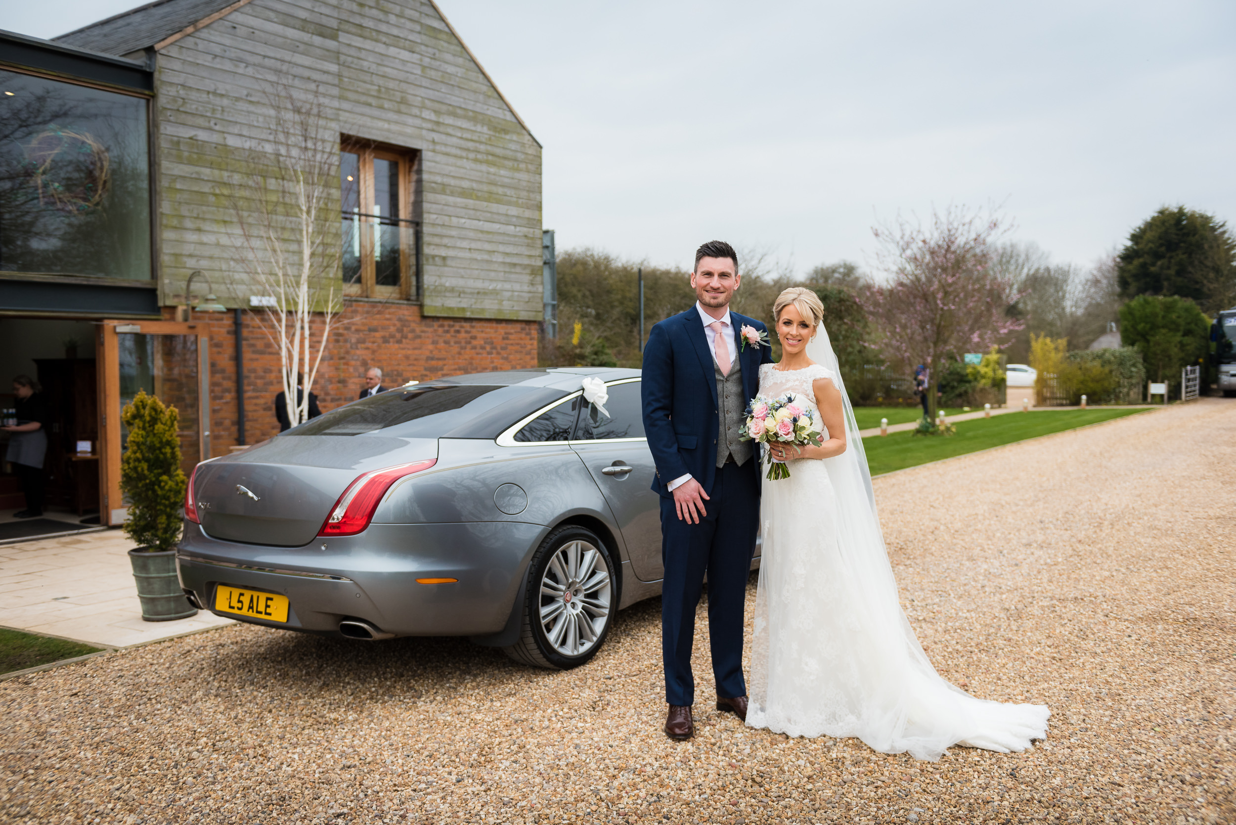 bride and groom at carriage hall wedding photography