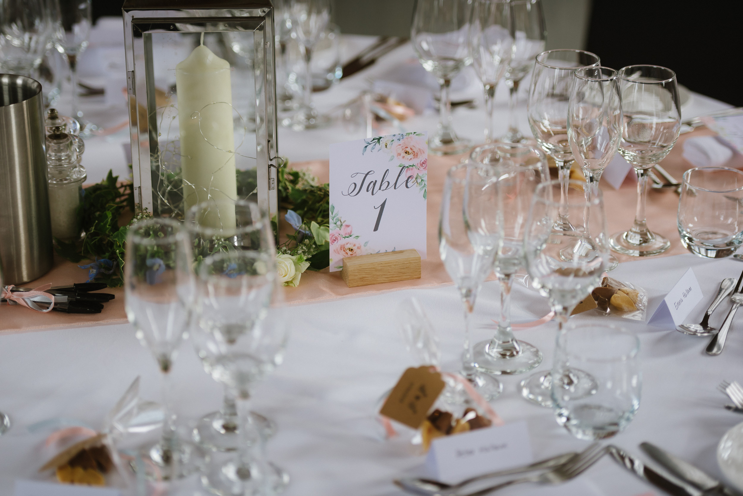 Top Table at Carriage Hall wedding