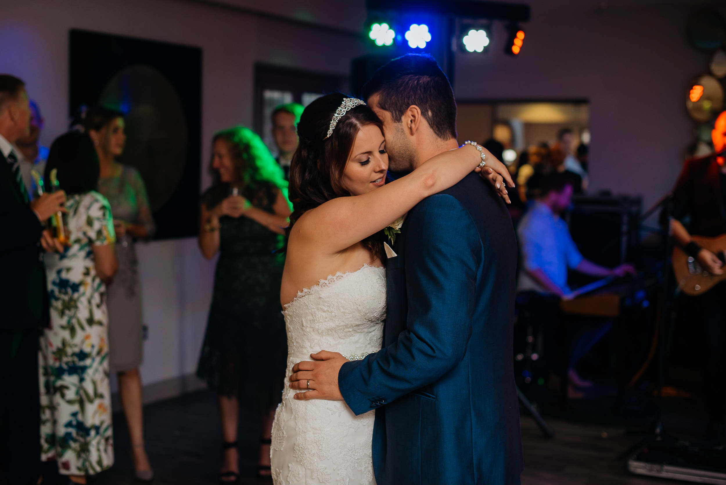 bride and groom dance