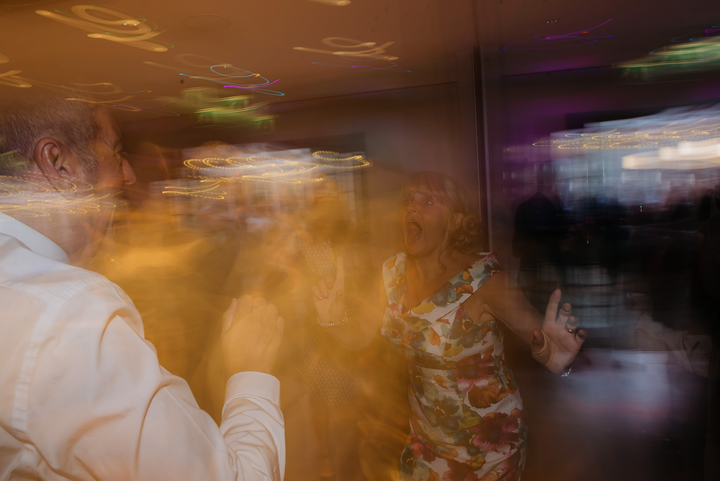 guests dancing at the wedding