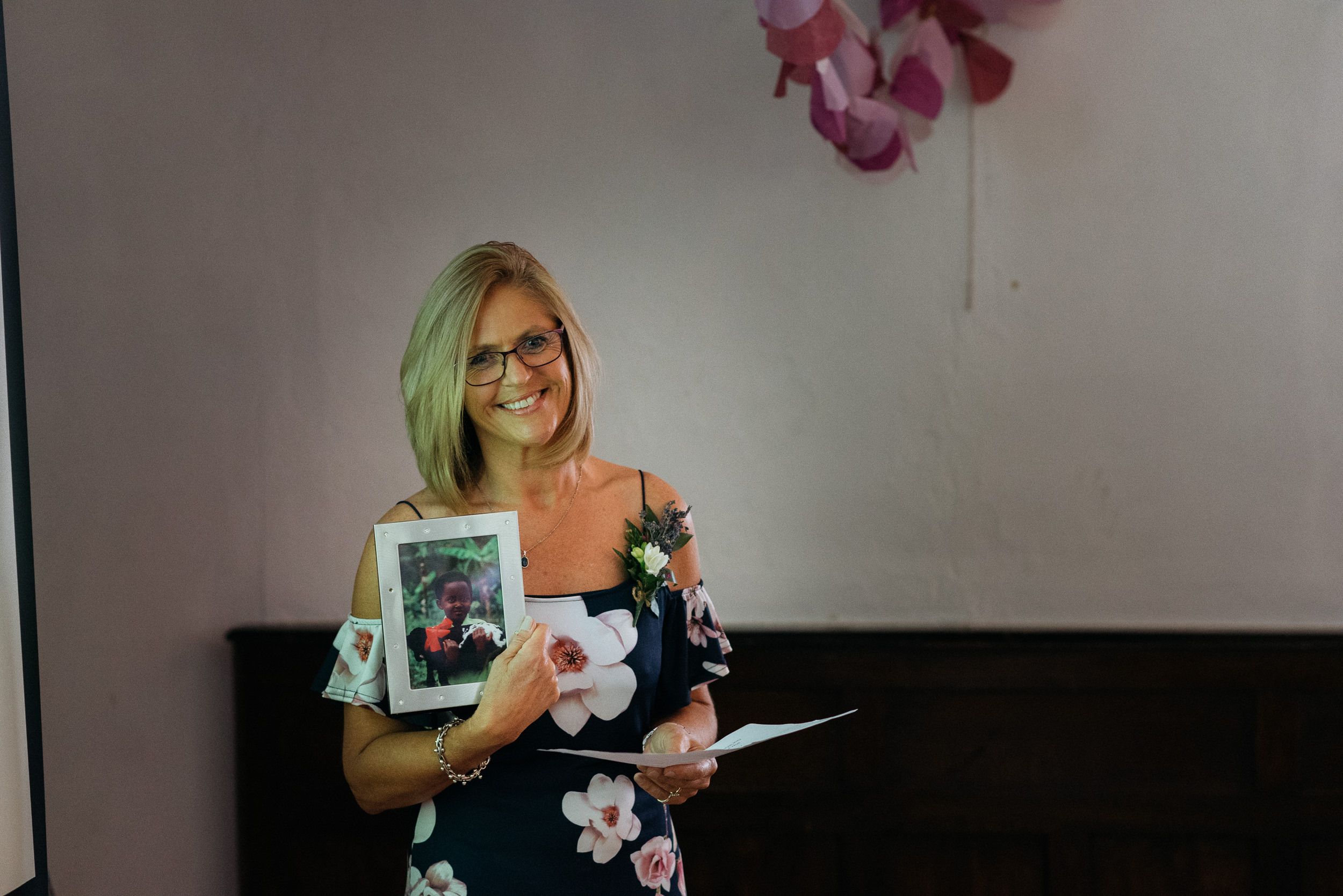 brides mum makes a speech