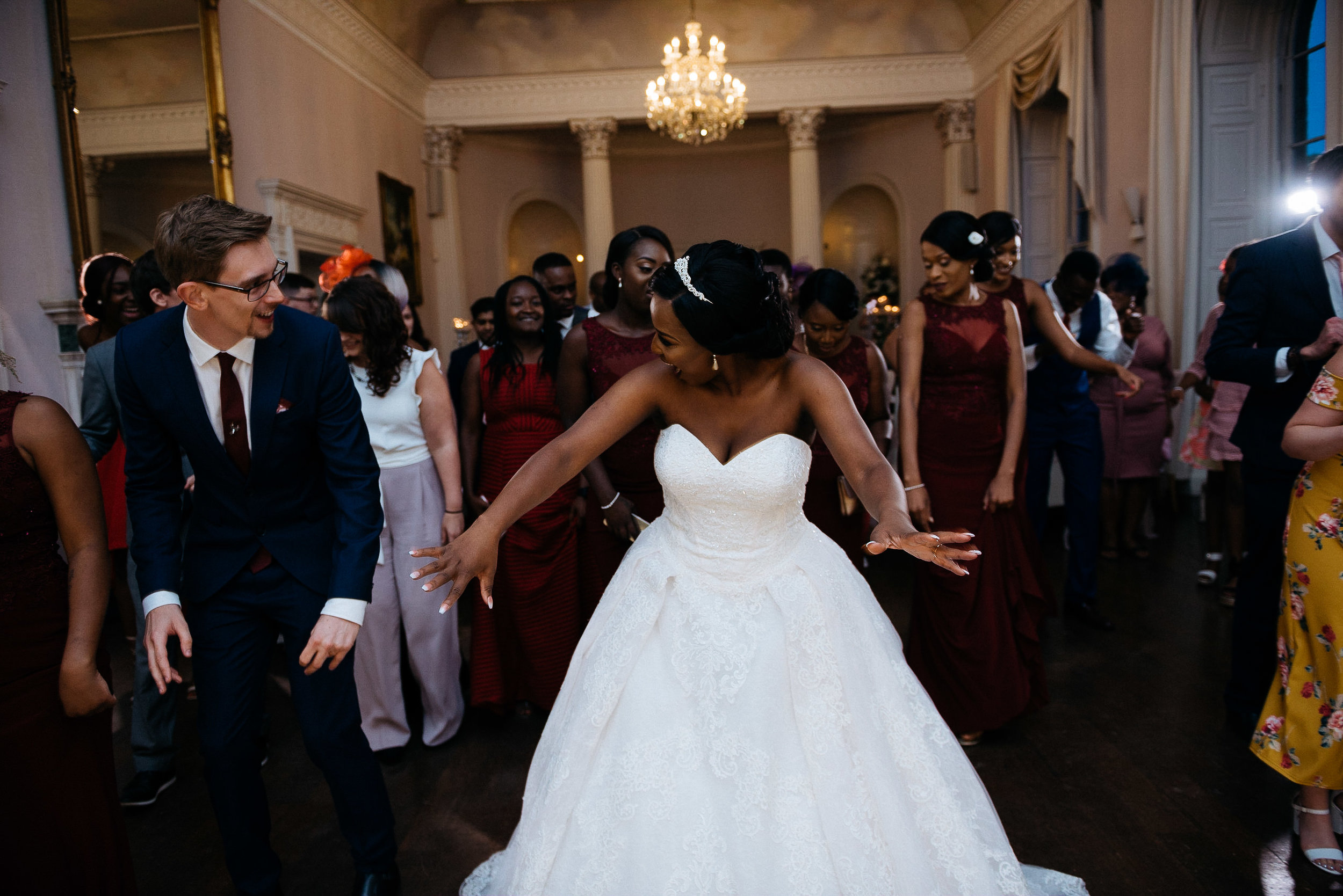 bride dancing