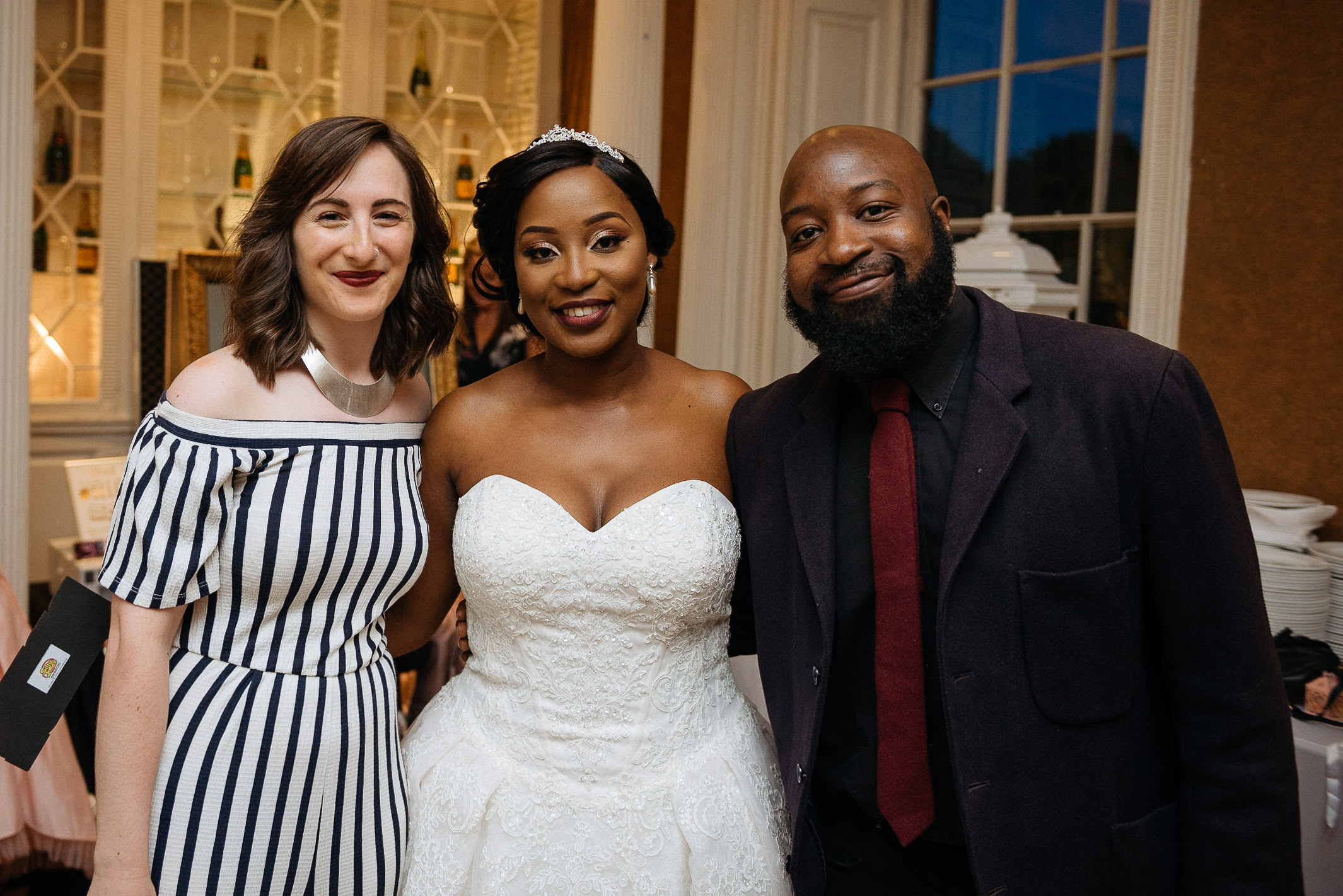 bride and her friends