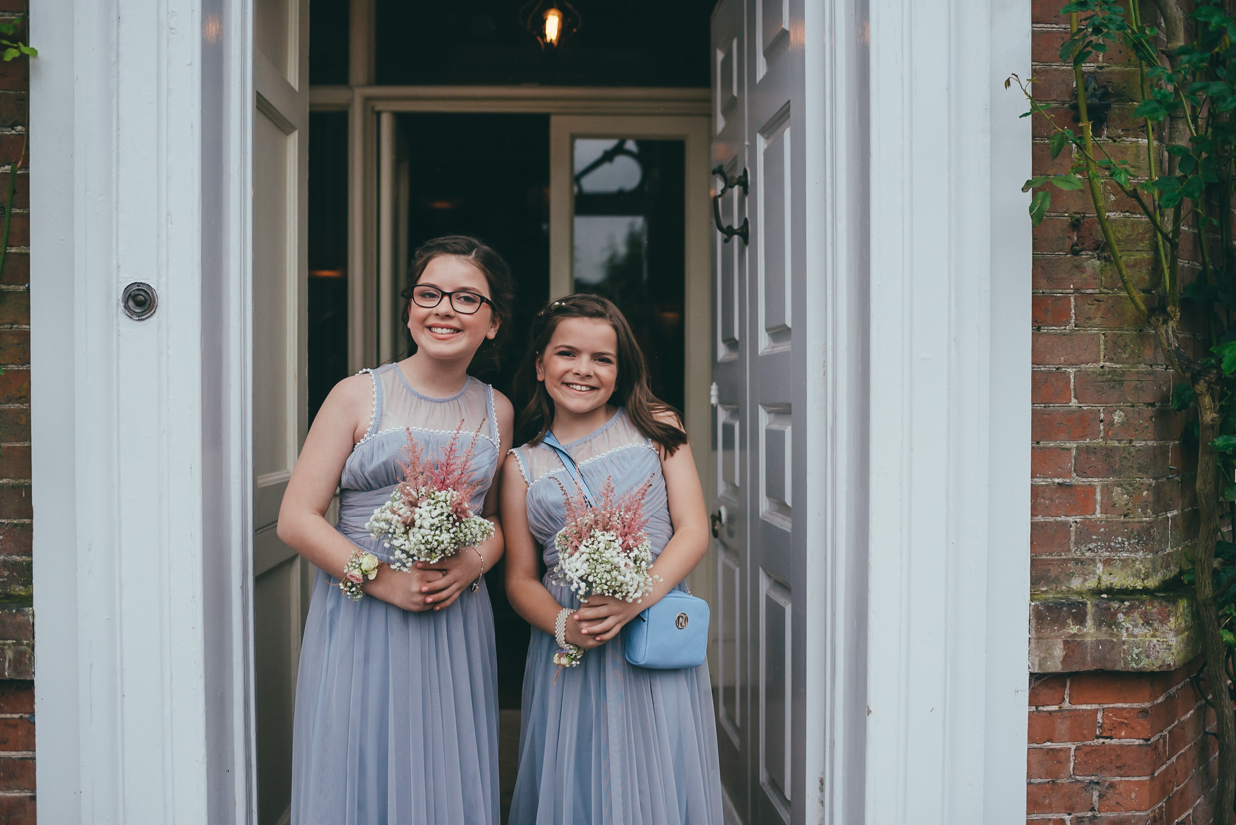 Photograph of two bridesmaids