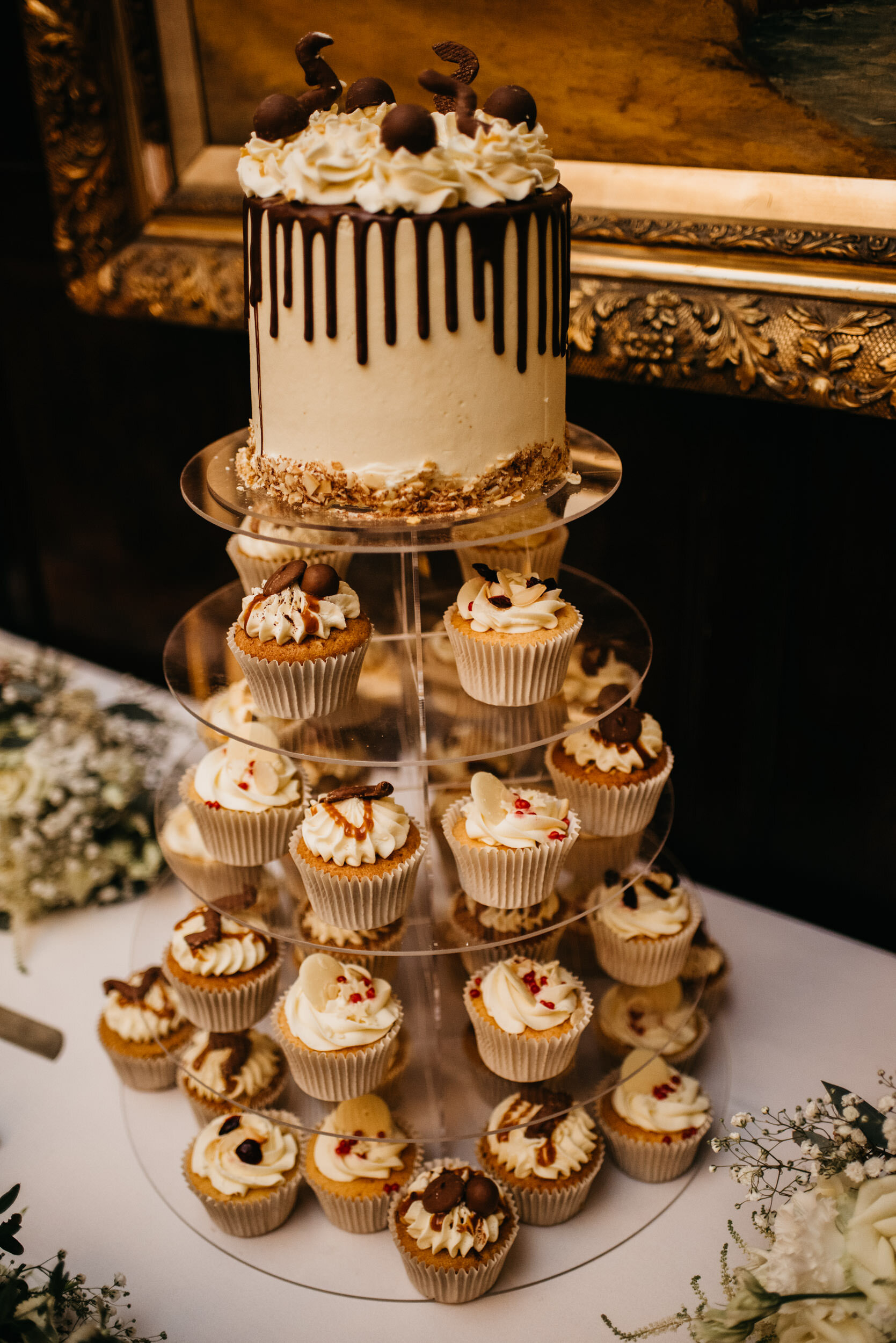 wedding cake at the Talbot Hotel