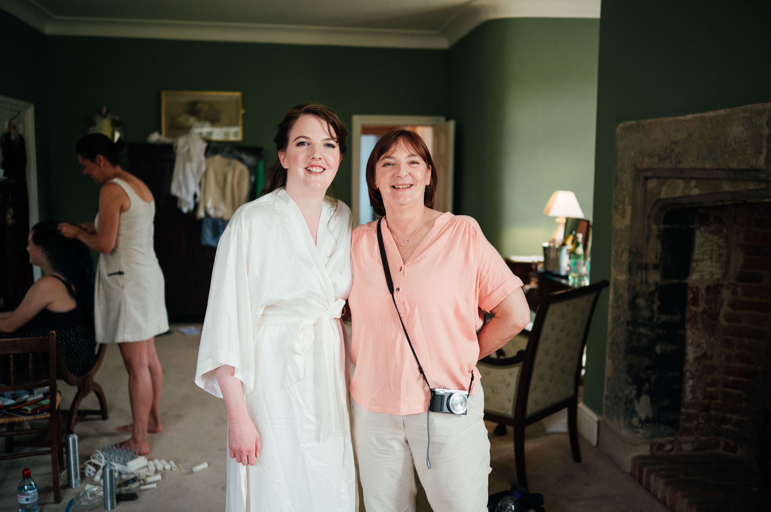 a picture of the bride and her mother