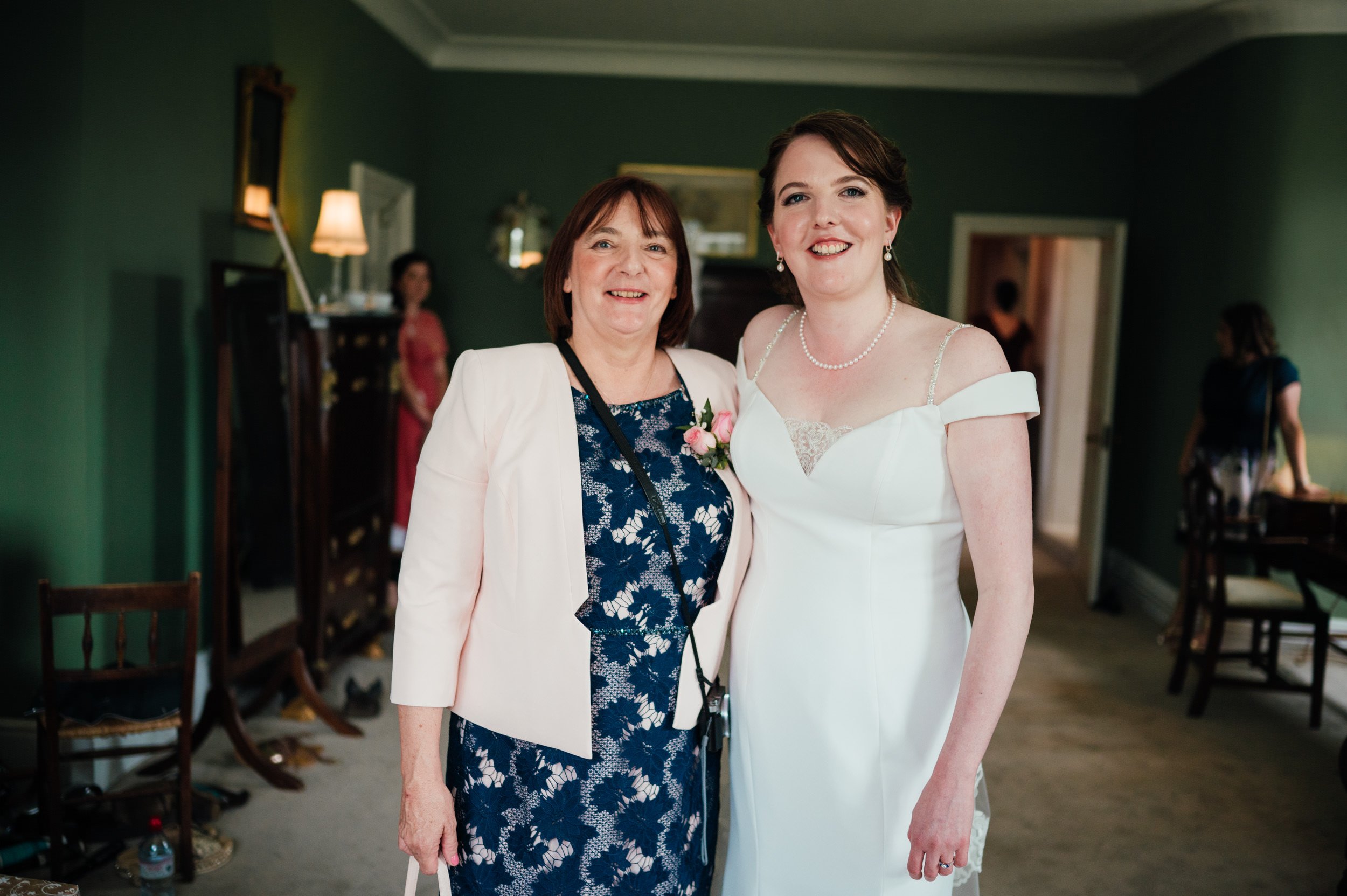 a picture of the bride and her mum