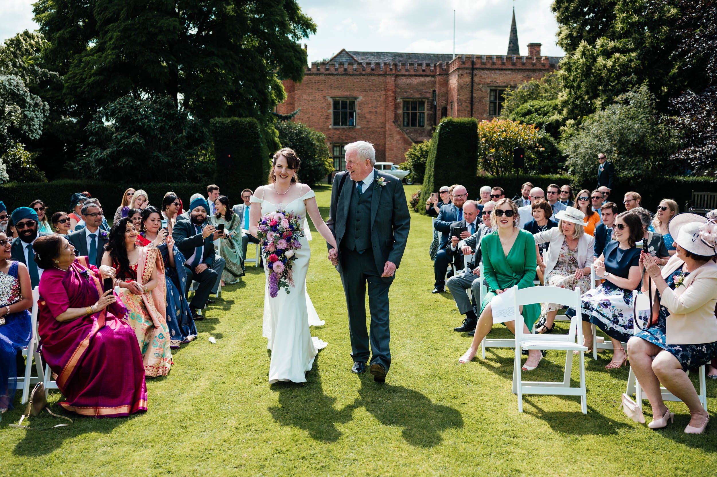 walking down the aisle