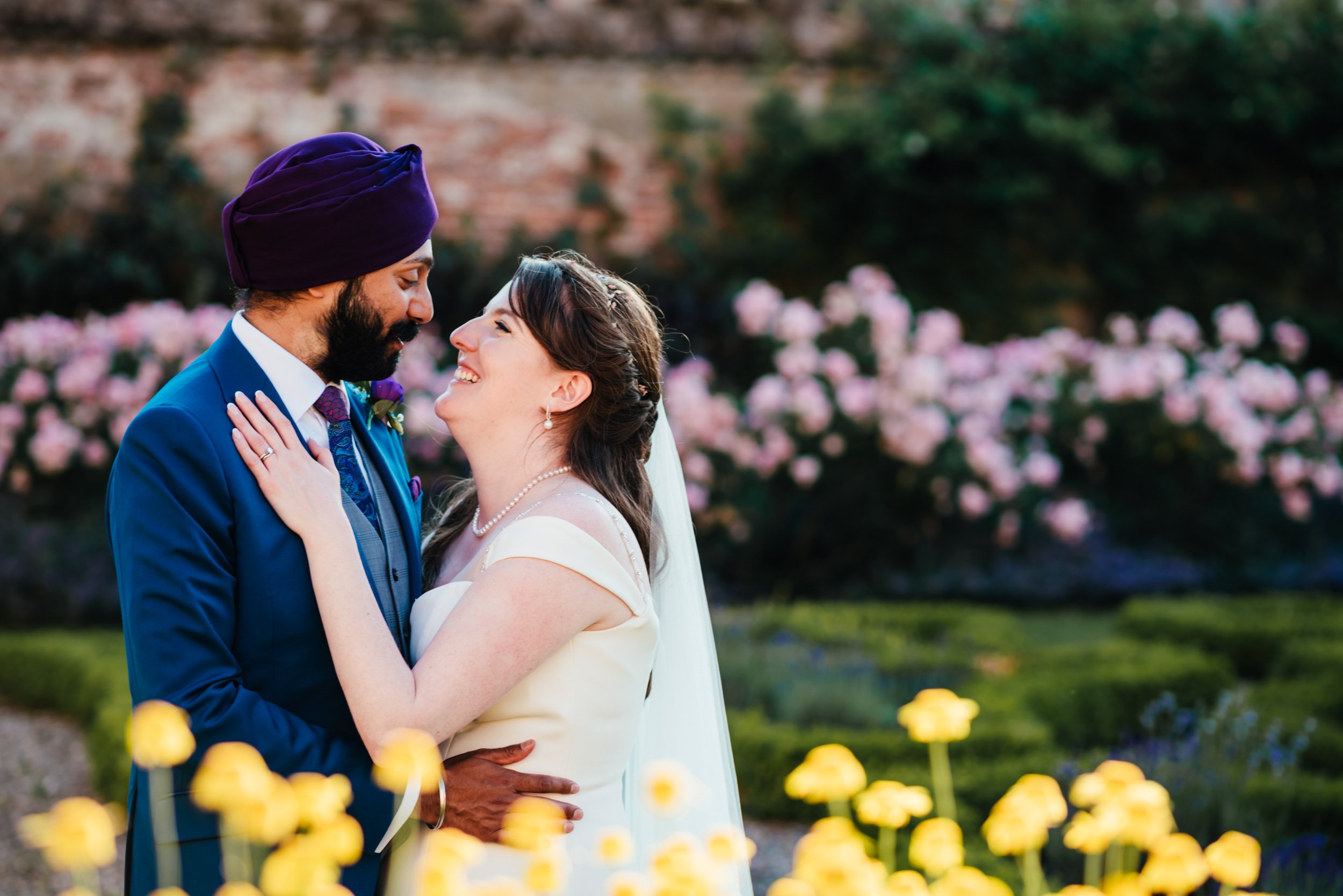 bride and groom portrait