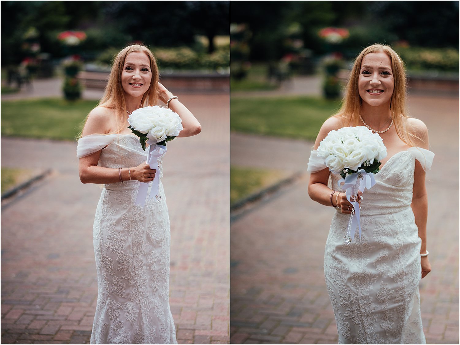 smiling bride at bridgford hall