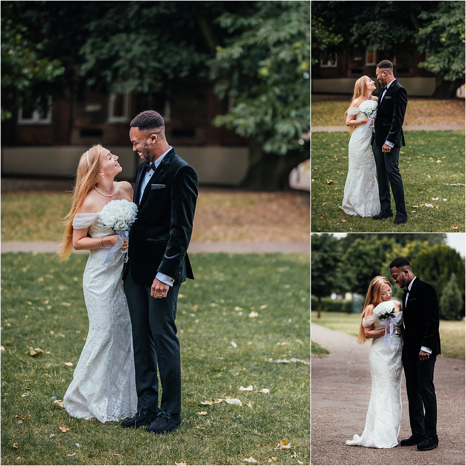 bride and groom portraits at bridgford hall