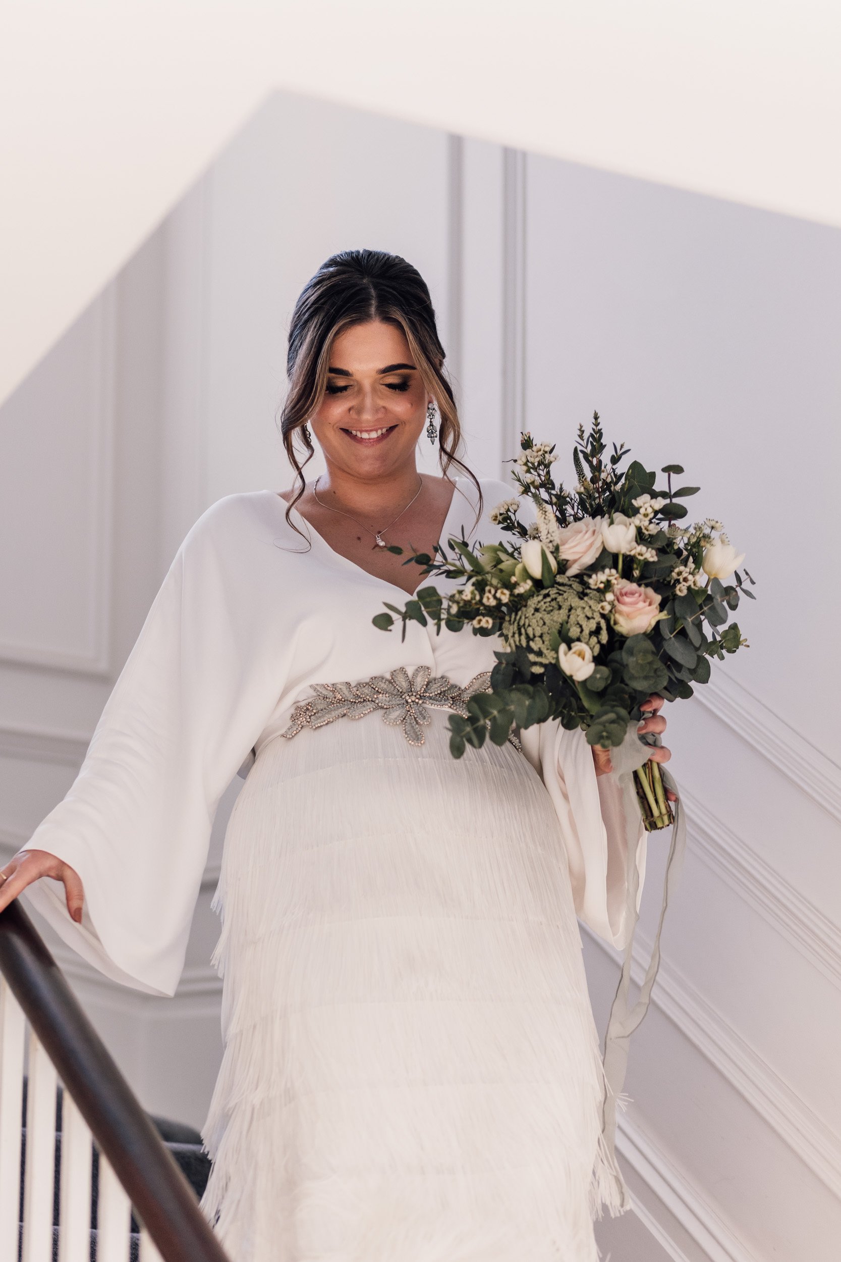 bride walking to the ceremony