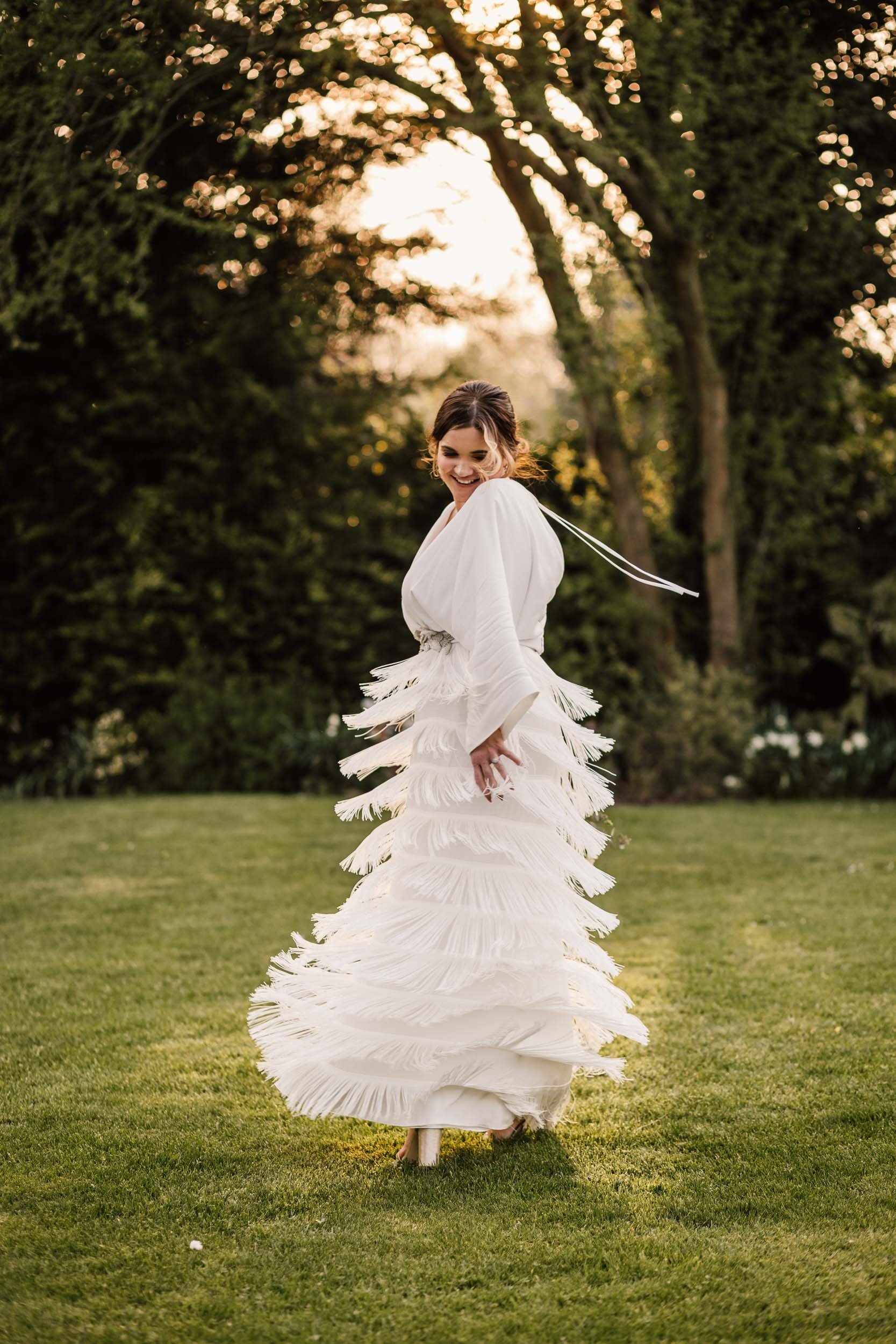 bride at a Nottingham wedding