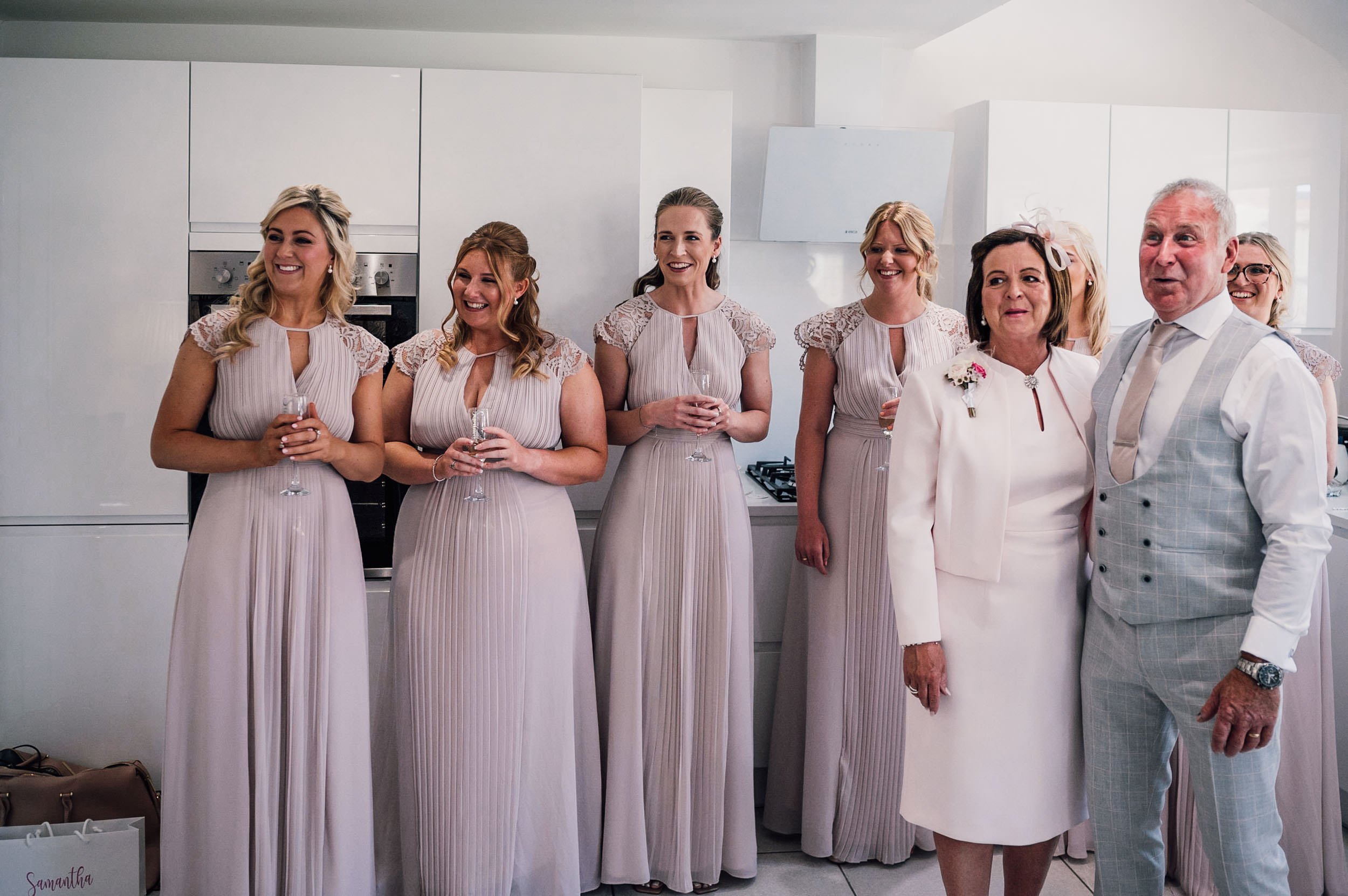 bridesmaids reactions to the bride