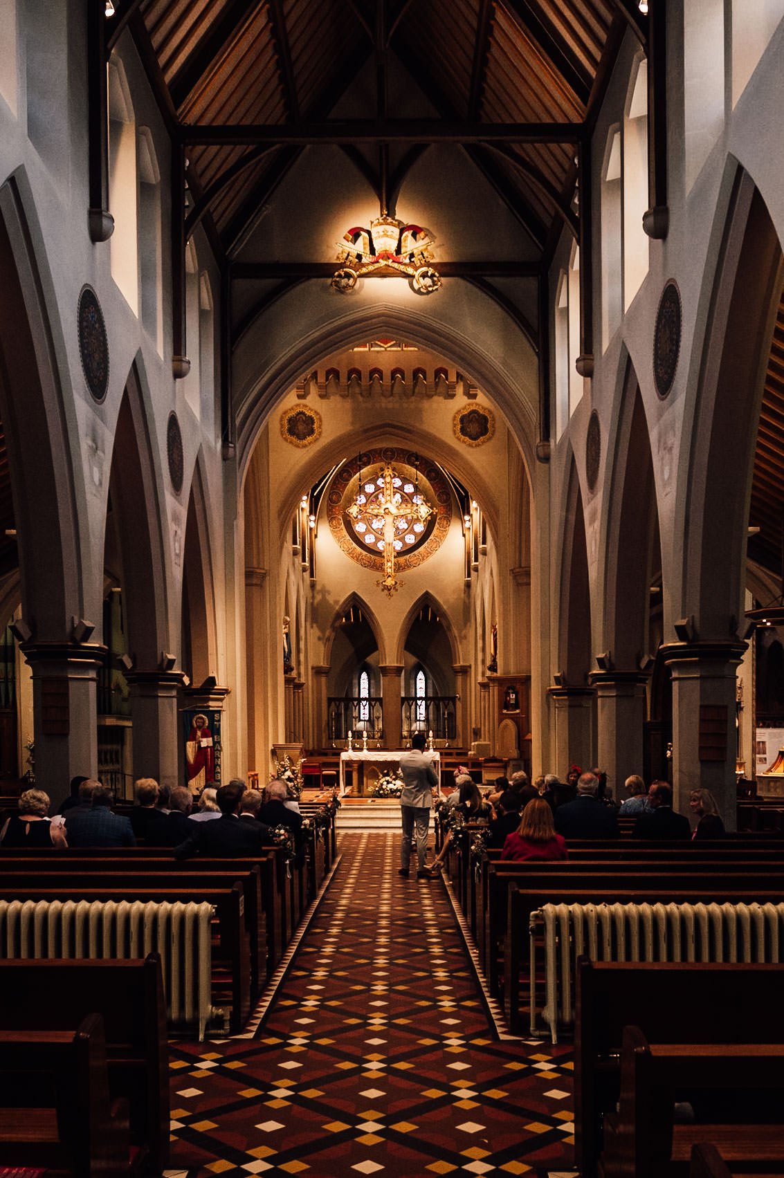 inside view of St Barnabas cathedral, Nottingham