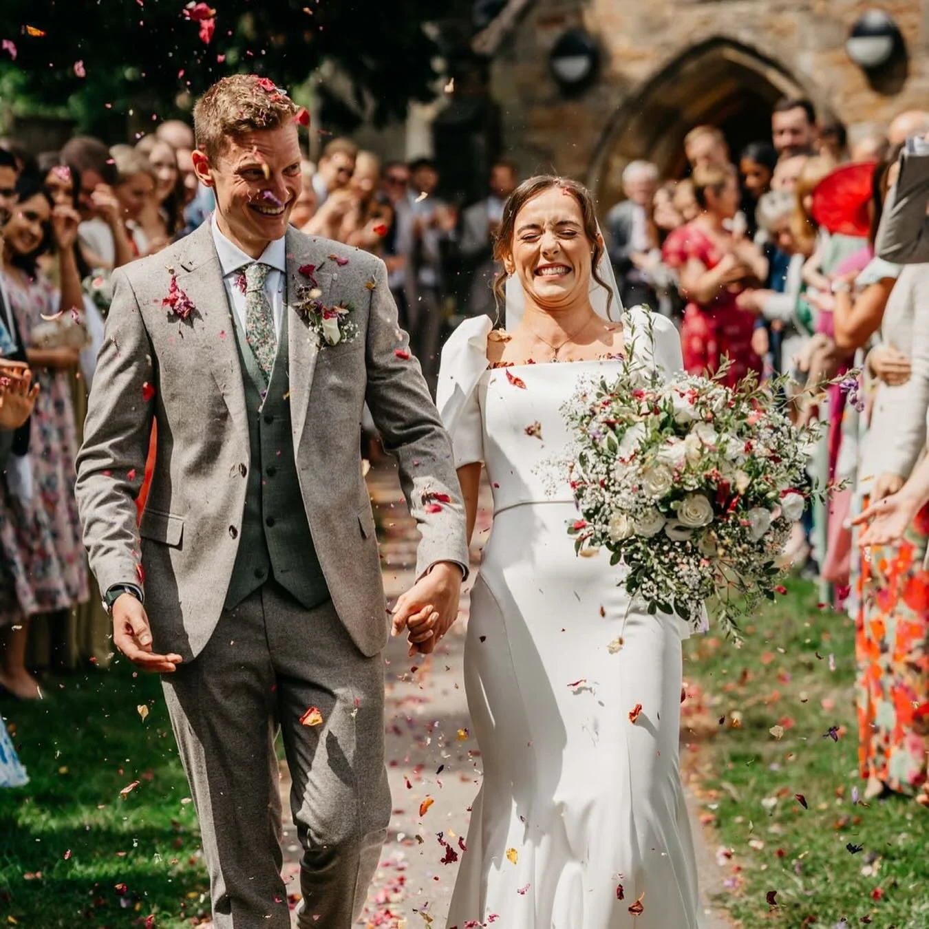Tibbie and Tom&rsquo;s confetti walk on their wedding day.
/
#nottinghamphotographer #nottinghamweddingphotographer #nottinghamweddingphotography #eastmidlandsweddingphotographer #derbyshireweddingphotographer #confettiwalk #bridetobe2025 #engagedlif