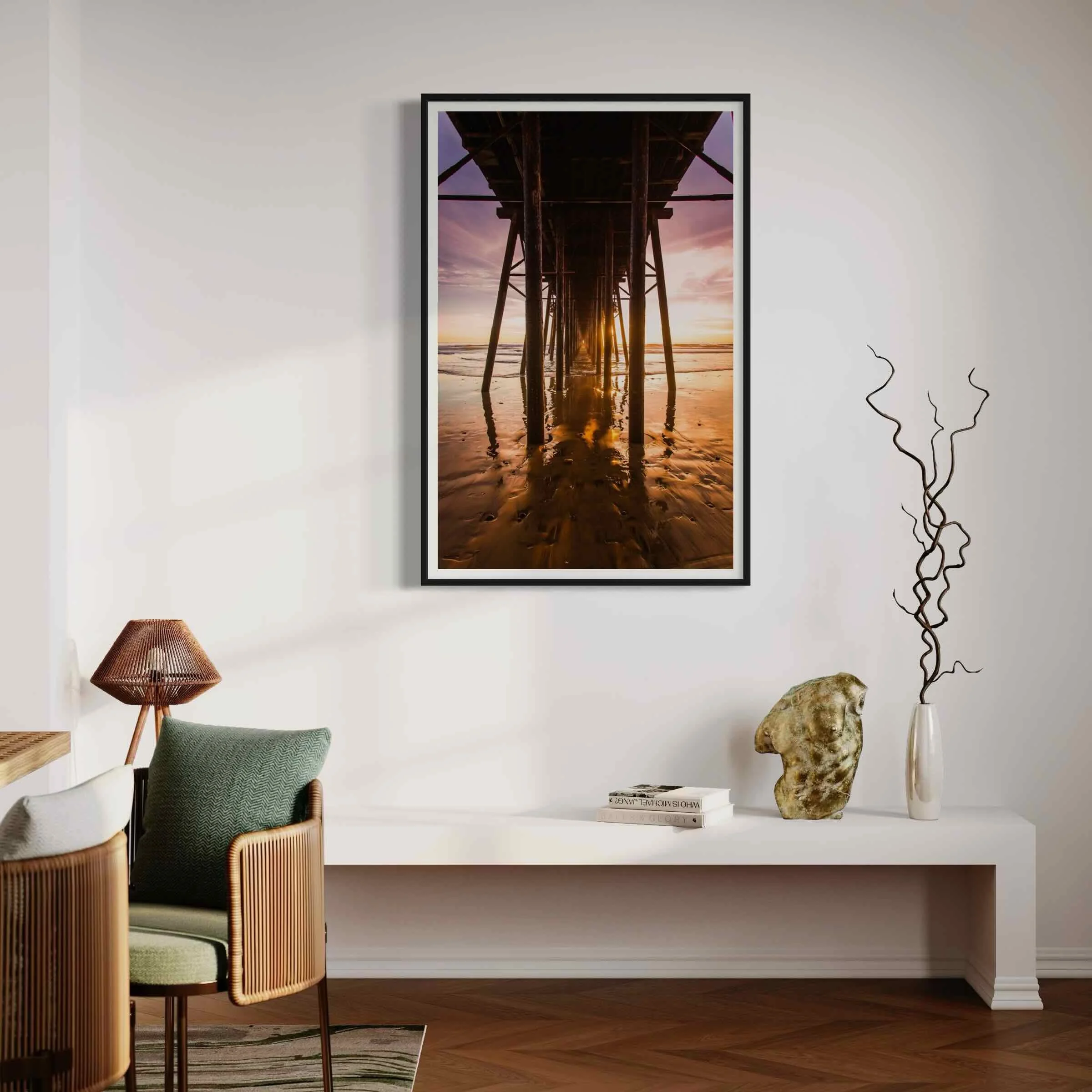 Last Light Oceanside Sunset by Mark K Ley - Wall 7.jpeg