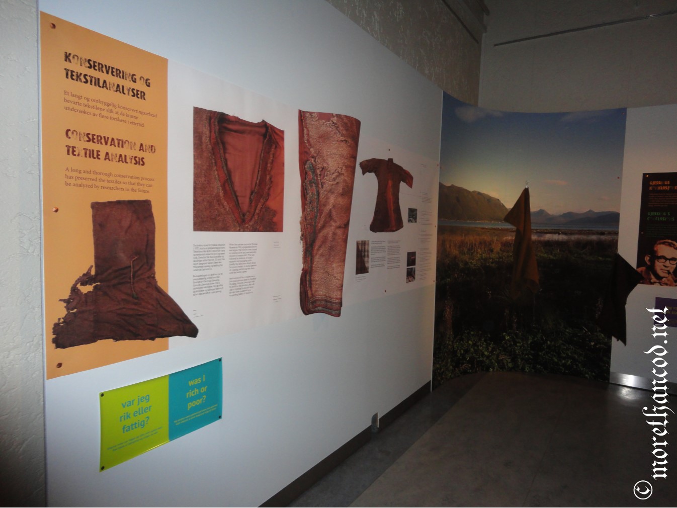 View from the exhibition "Mannen i Myra"