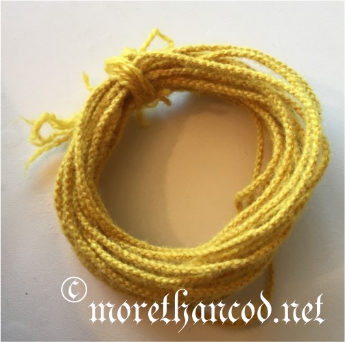 Whip cord used for tying curtains