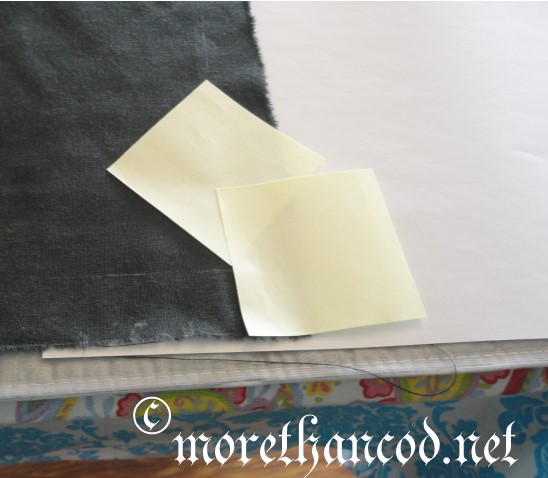 Masking for a mitered corner