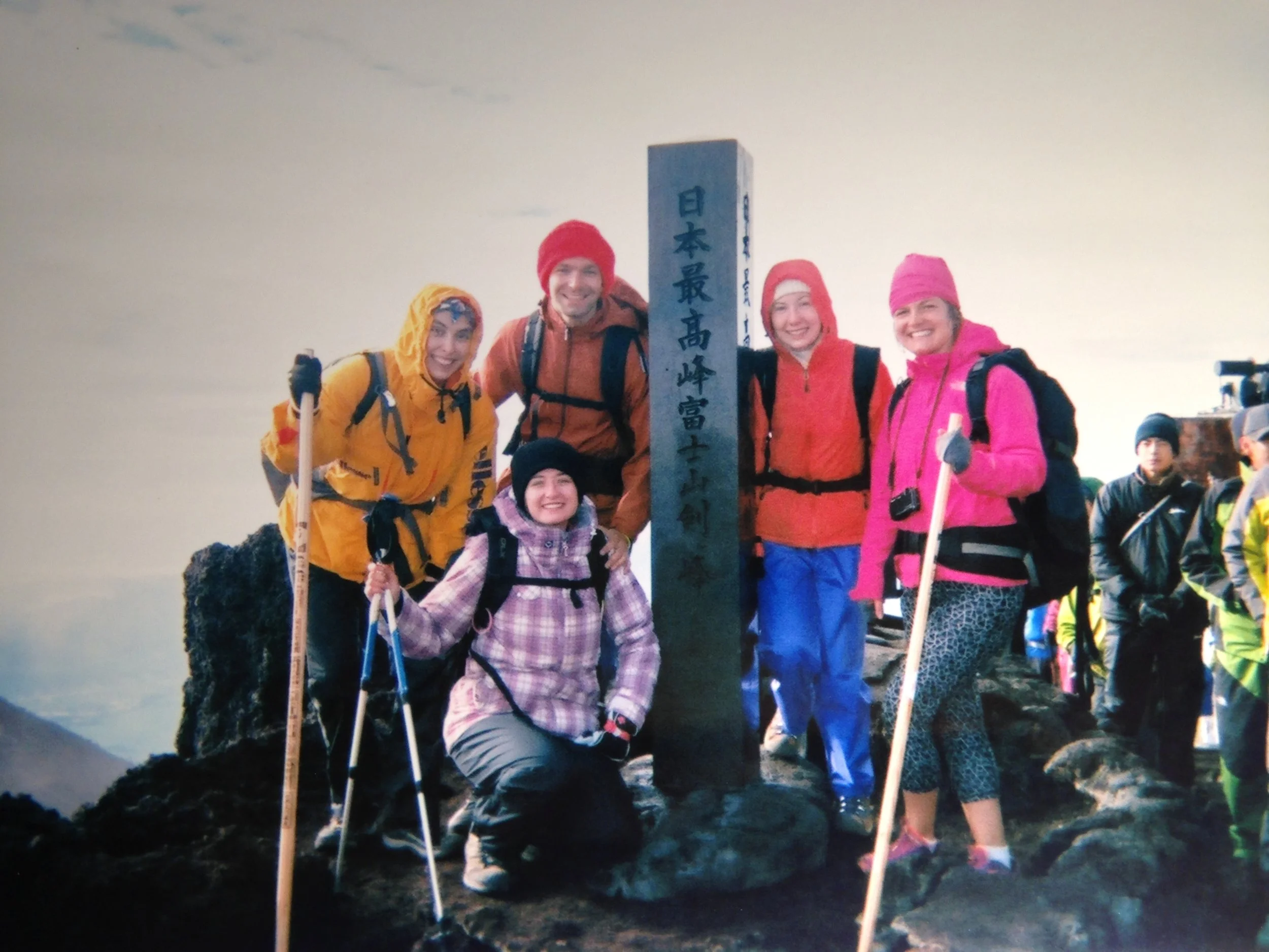 Right up there on all 3,776.24 m (12,389 ft) of Mount Fuji.
