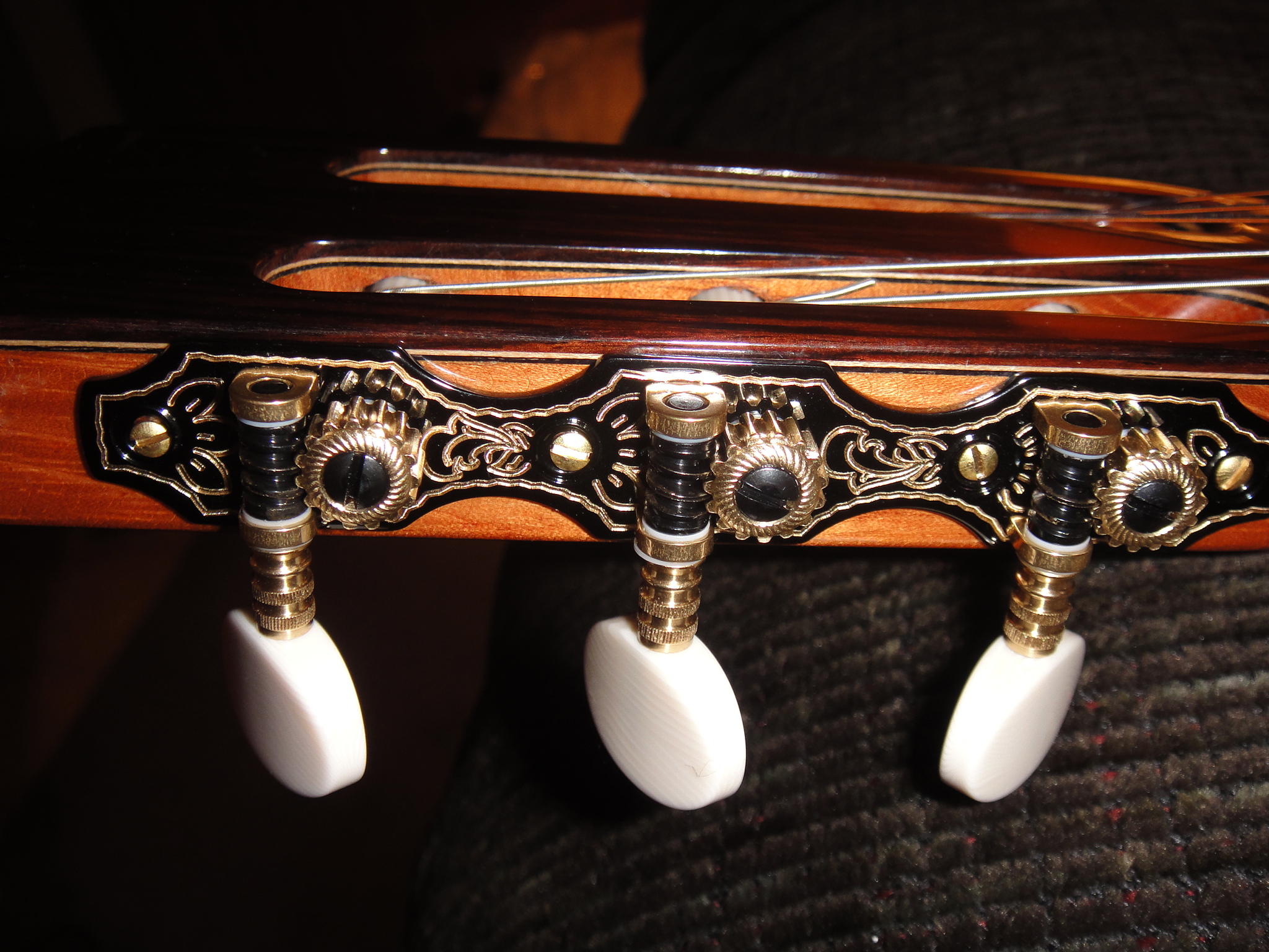 Rubner Black Nickel with Ivory Imitate Buttons