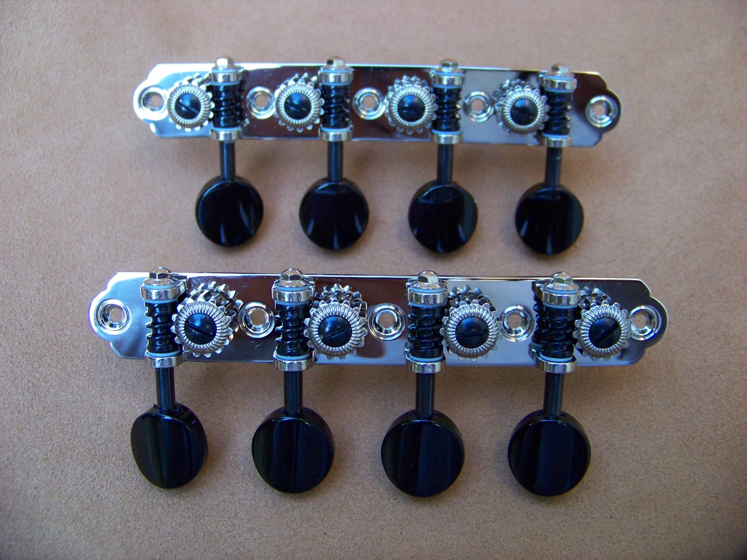 Rubner Mandolin Tuning Machines//Silver Nickel with bearing upgrade