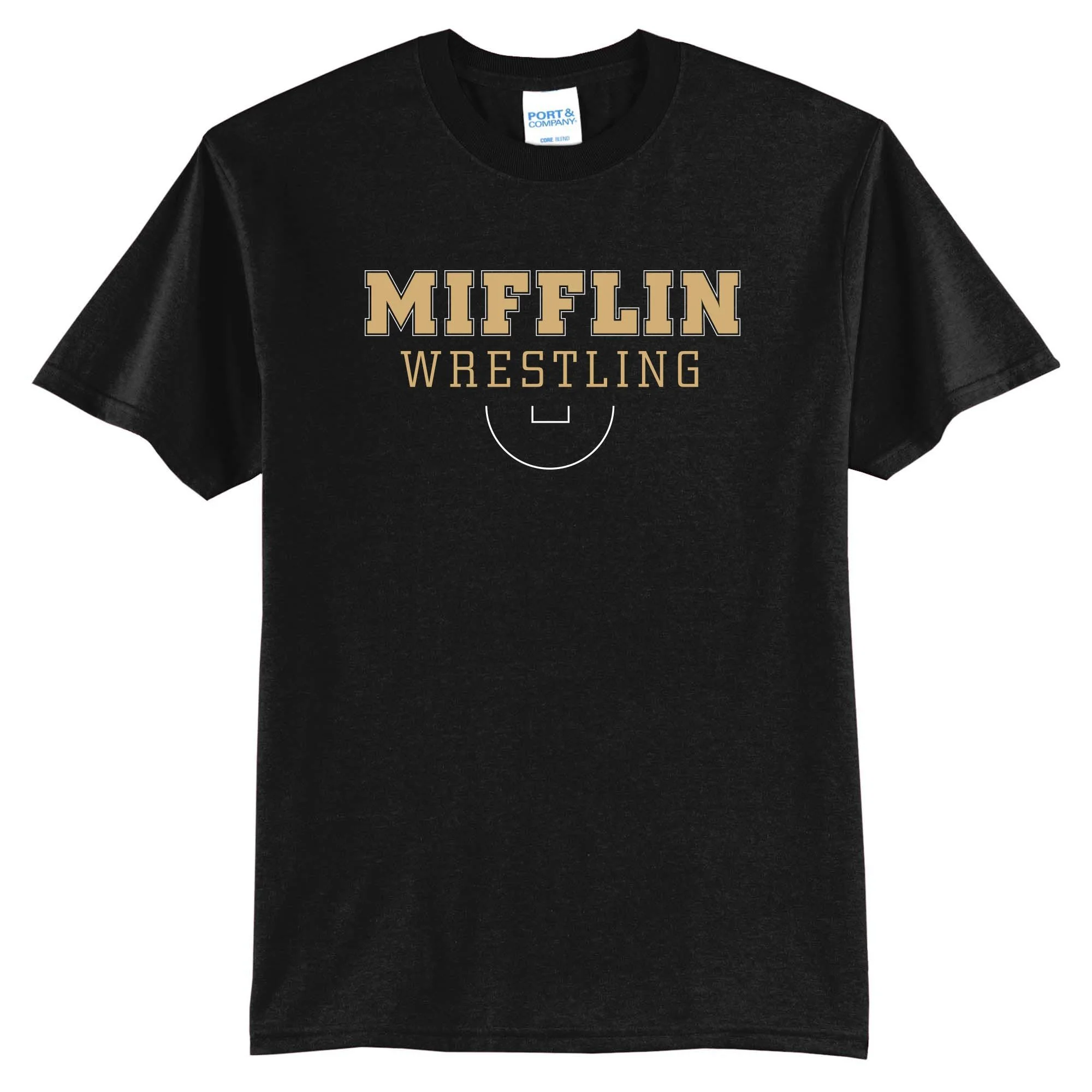 Mifflin Wrestling Core Blend Tee — RockHound Apparel