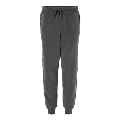 Grey fleece sweatpants made from 80/20 cotton/poly blend