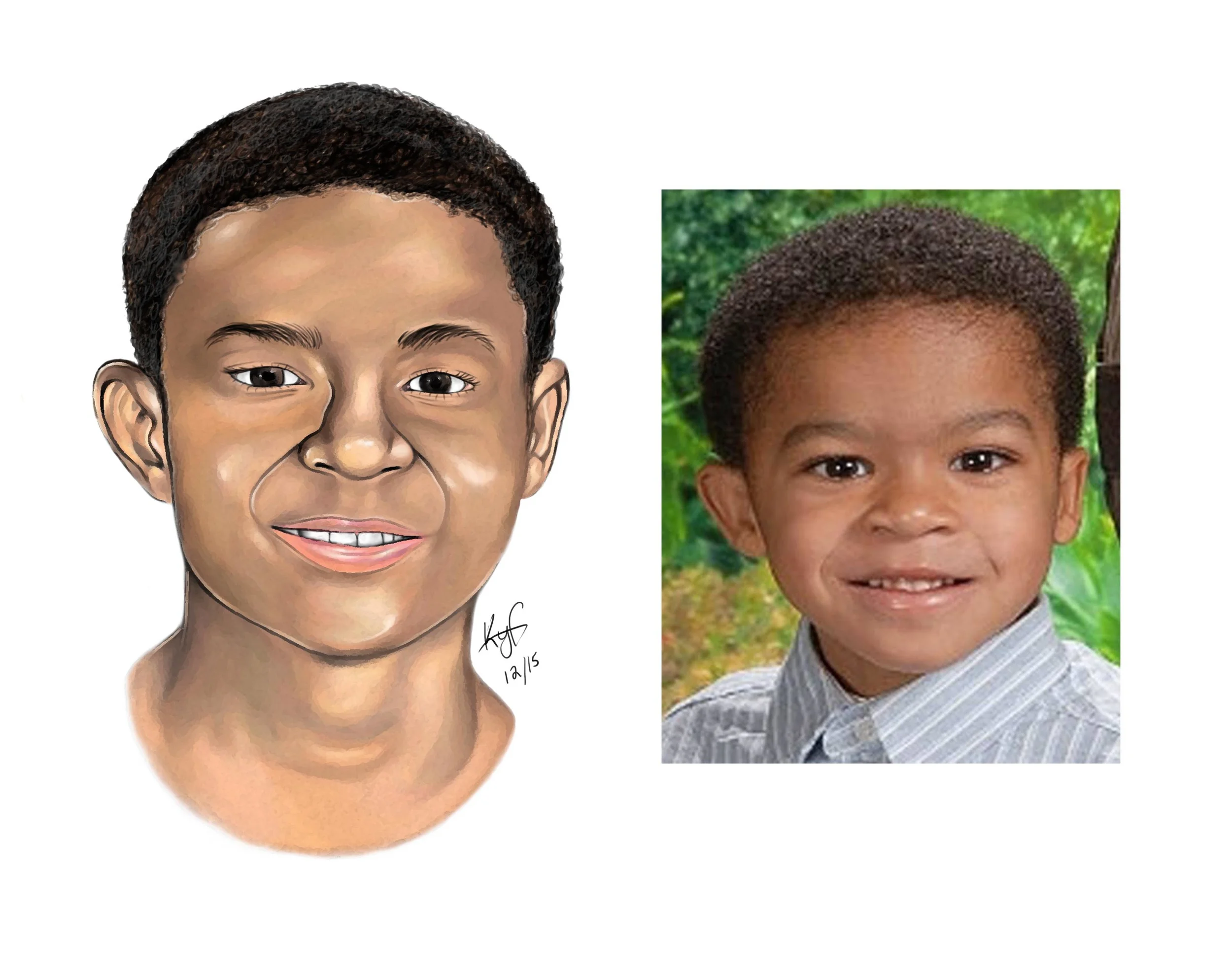 Age Progression - Digital Drawing