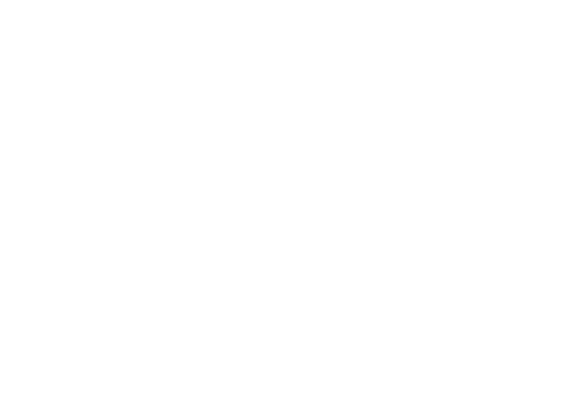 Logotipo en blanco y negro con una figura de calendario que tiene una barra inclinada y un círculo en la esquina superior derecha, y la palabra "Dom" debajo.