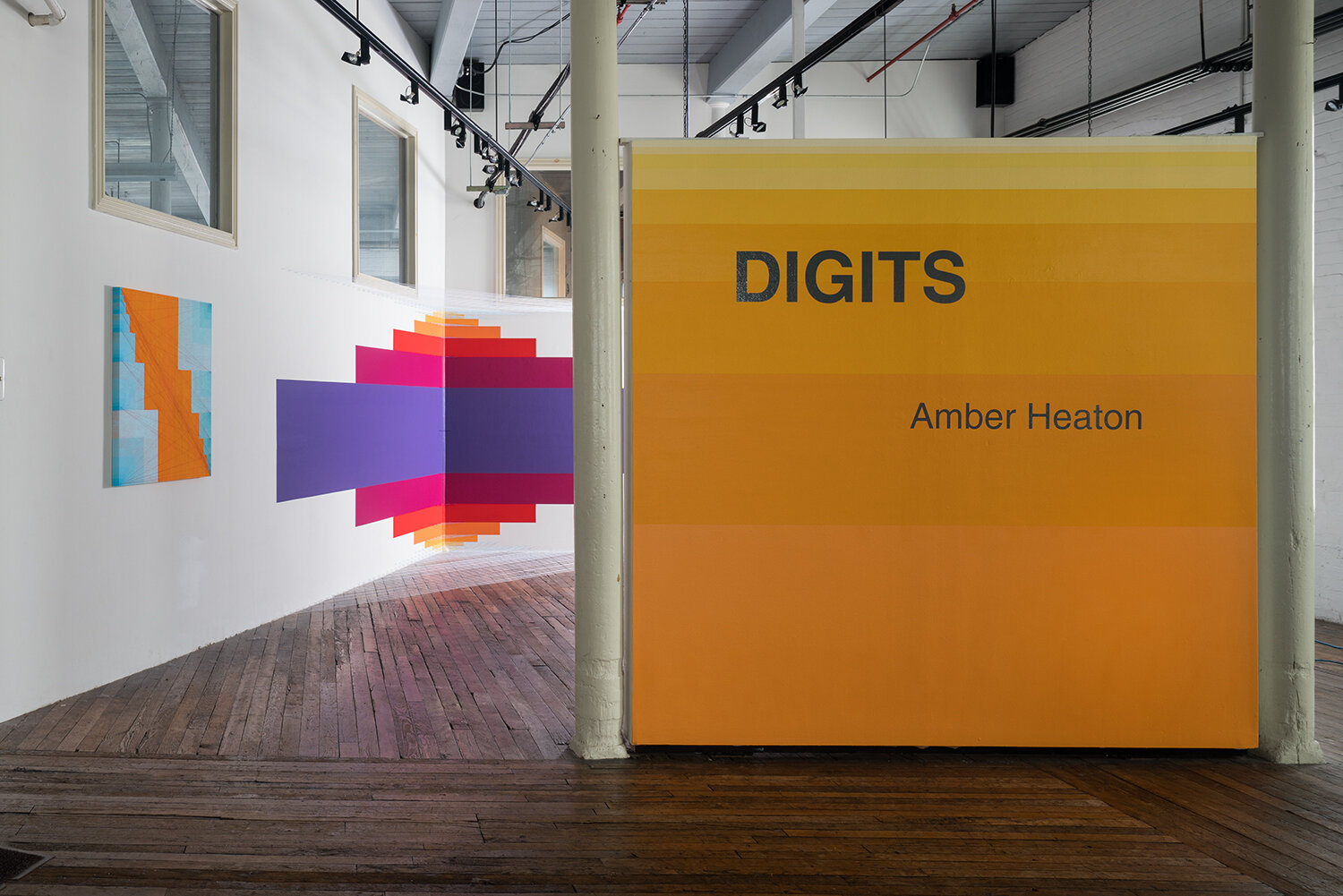 Digits installation view