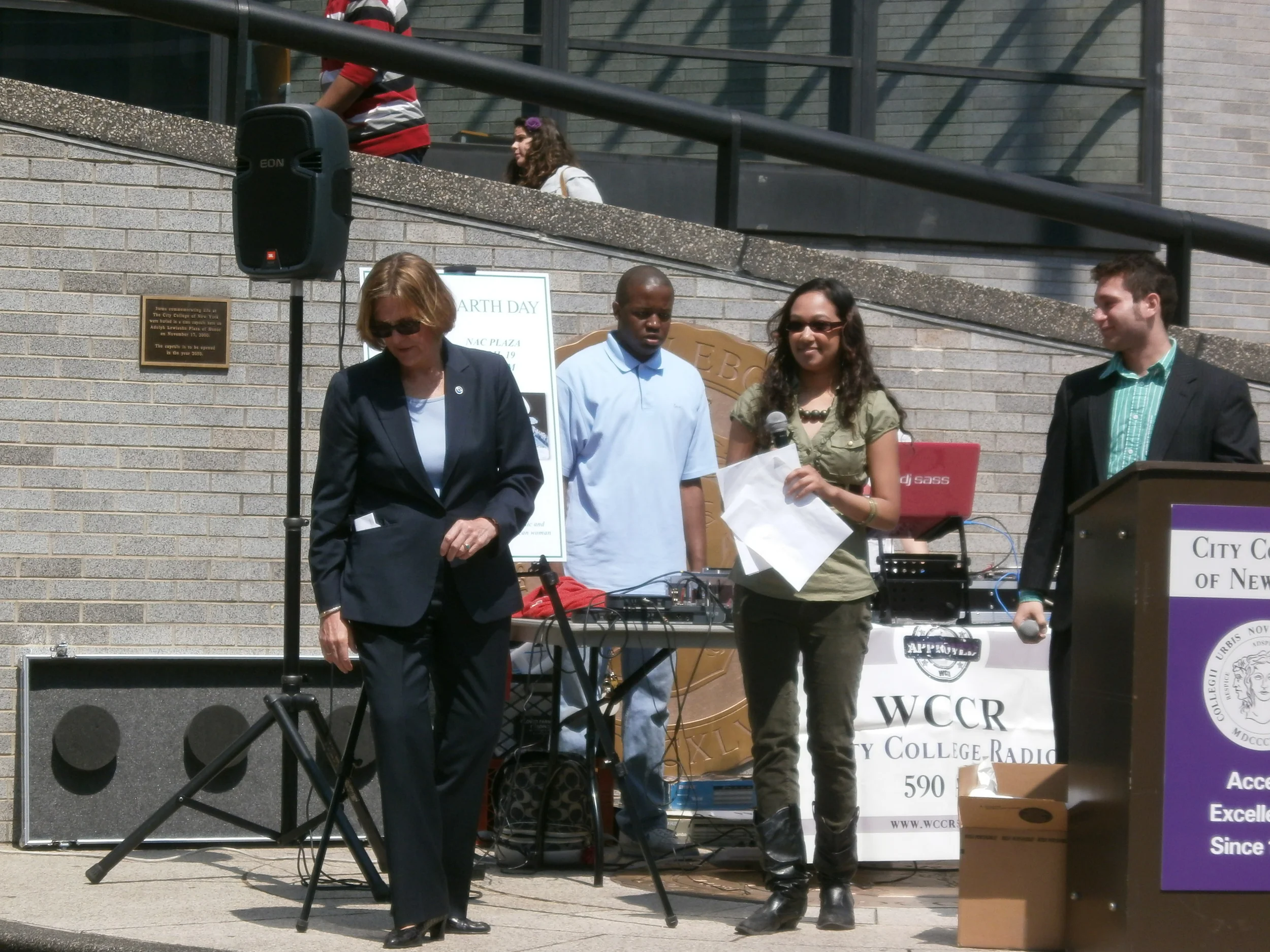 CCNY Earth Day: pictures, first female American Astronaut in space