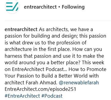 My Personal Journey: EntreArchitect