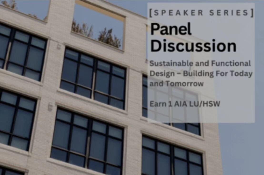 Join me in New York City on Oct 25th as I moderate a discussion on sustainable design through the lens of esteemed panelists from @dattnerarch, @hok_nyc, and @hdr_inc! 

This free educational event is hosted by brick manufacturer @glengery in the bea