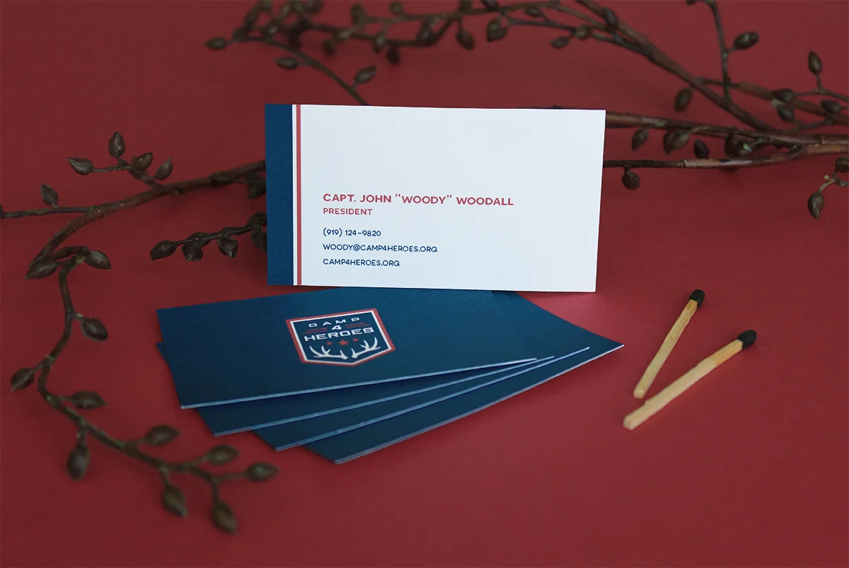 Business card template concept